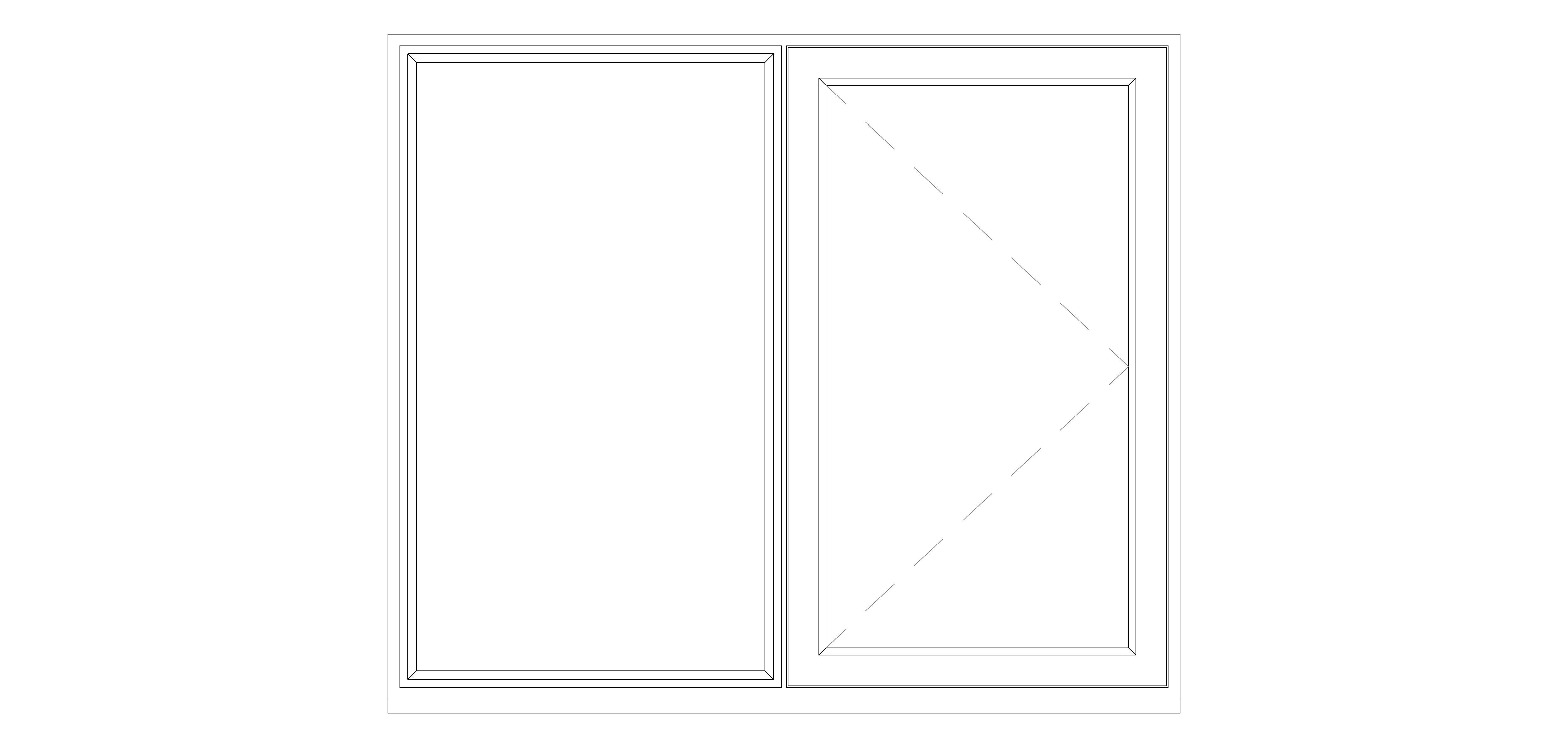 Product: OW-80 Aluminium Window