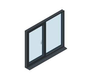 Product: OW-80 Aluminium Window - Tilt and Turn - Single / Fixed