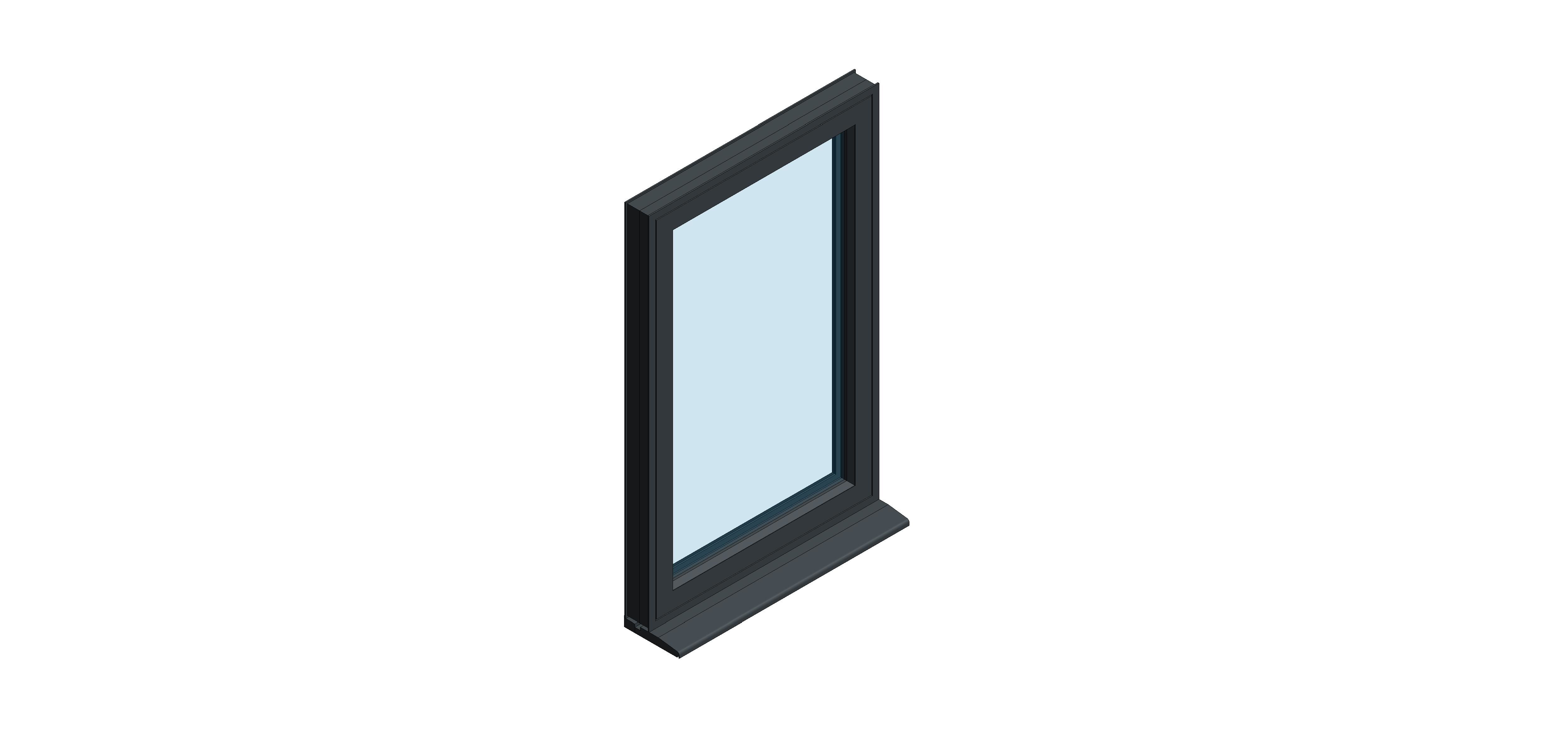 Product: OW-80 Aluminium Window - Top Hung
