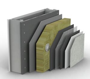PermaRock Mineral Fibre External Wall Insulation System – Metal Frame