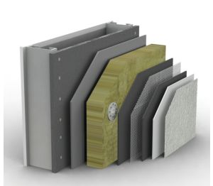 PermaRock Mineral Fibre External Wall Insulation System – Metal Frame