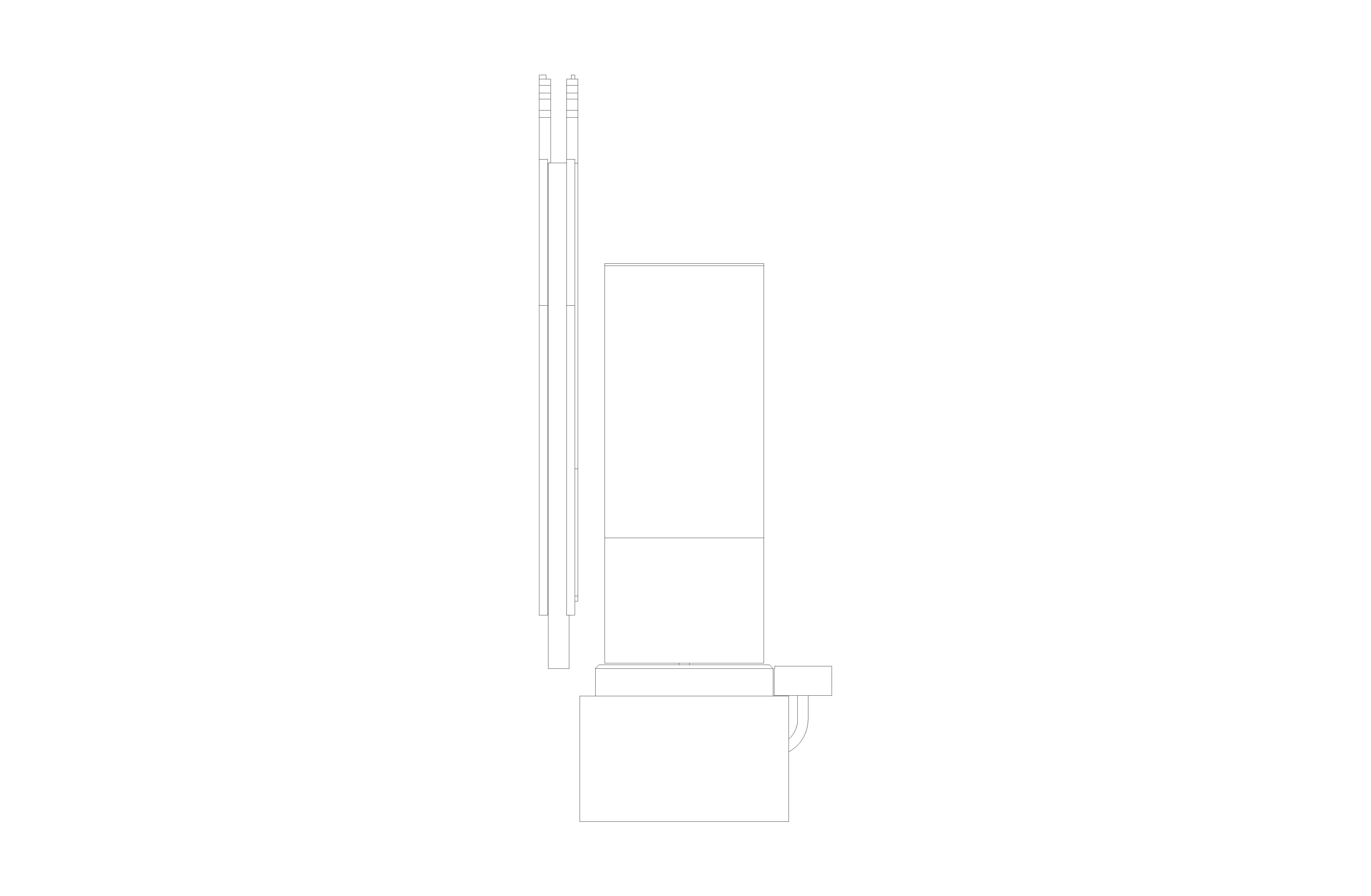 Side image of pod Point Rapid Charging Point from bimstore