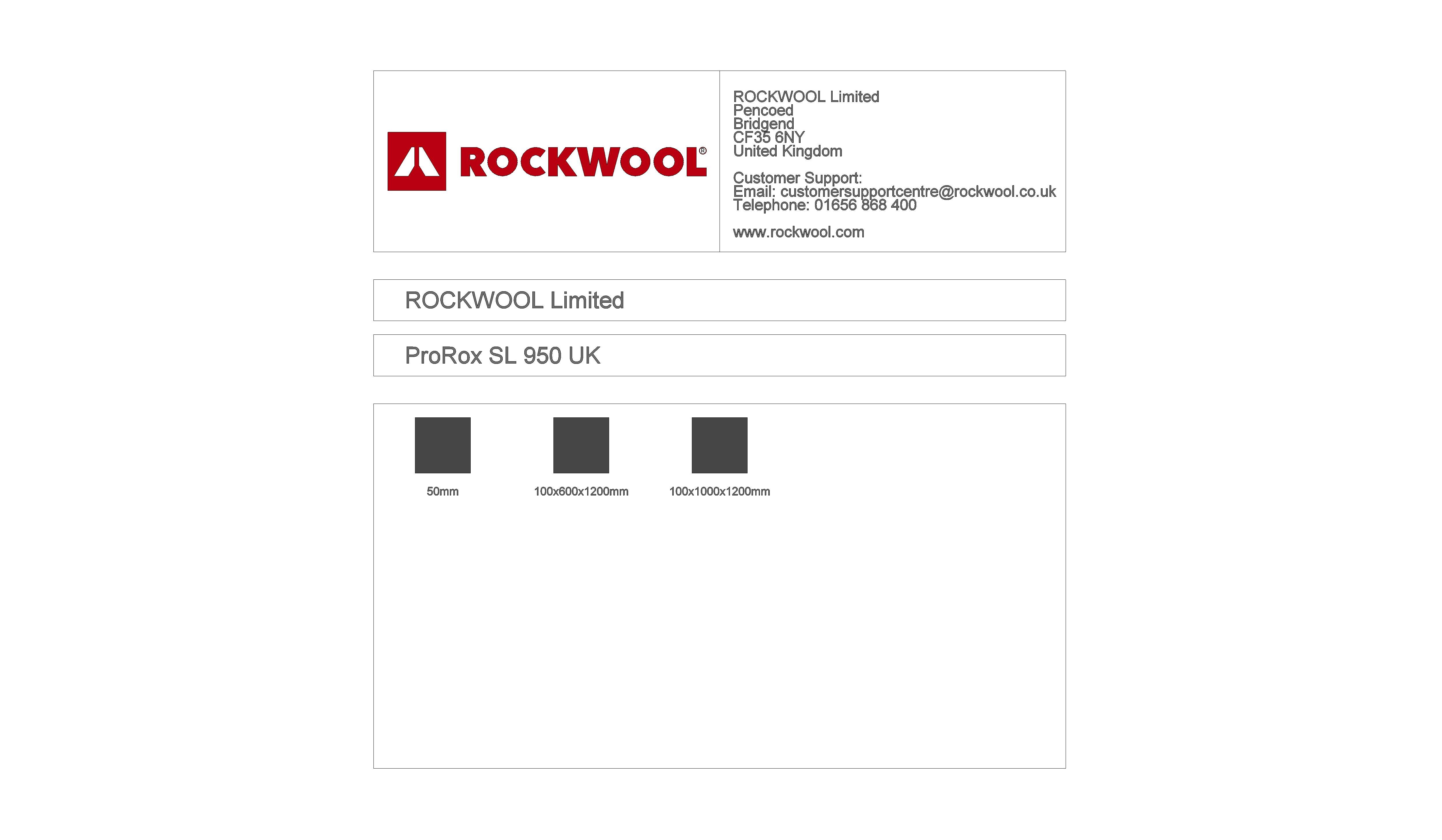 Product: ProRox SL950 Acoustic Slab