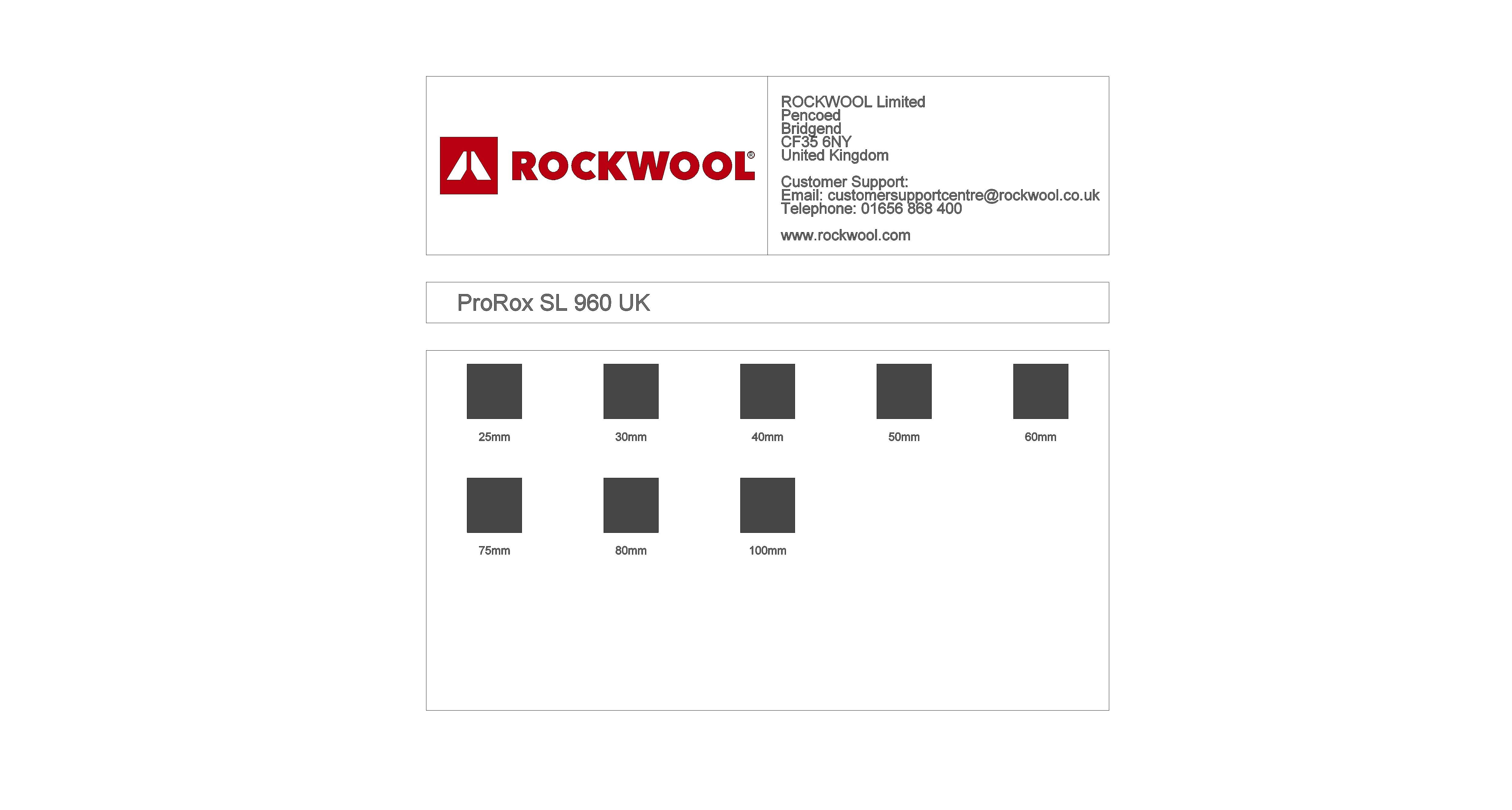 Product: ProRox SL980 Acoustic Slab