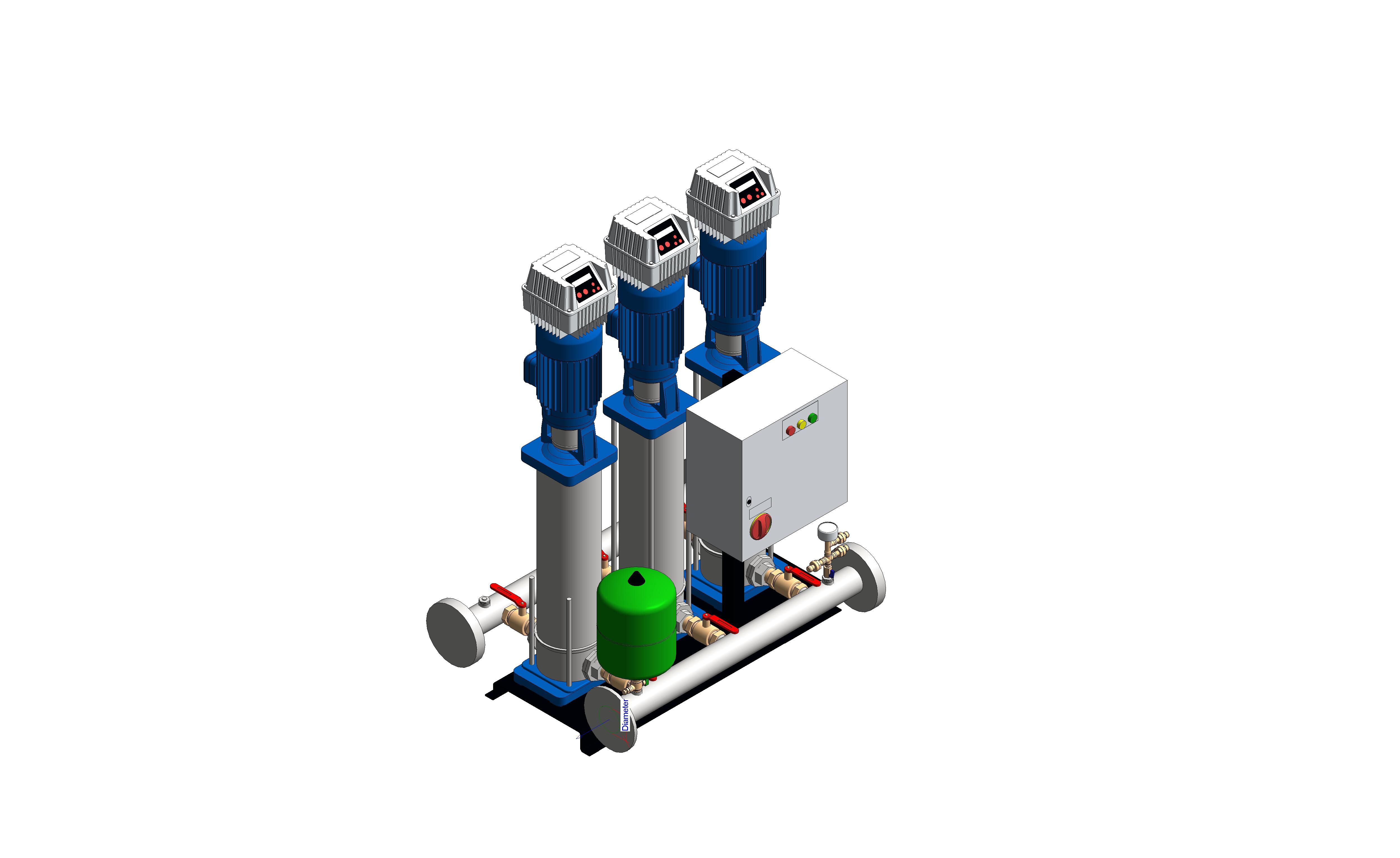 Product: PUK VARI COM 3 MD - WRAS Approved Water Booster Set
