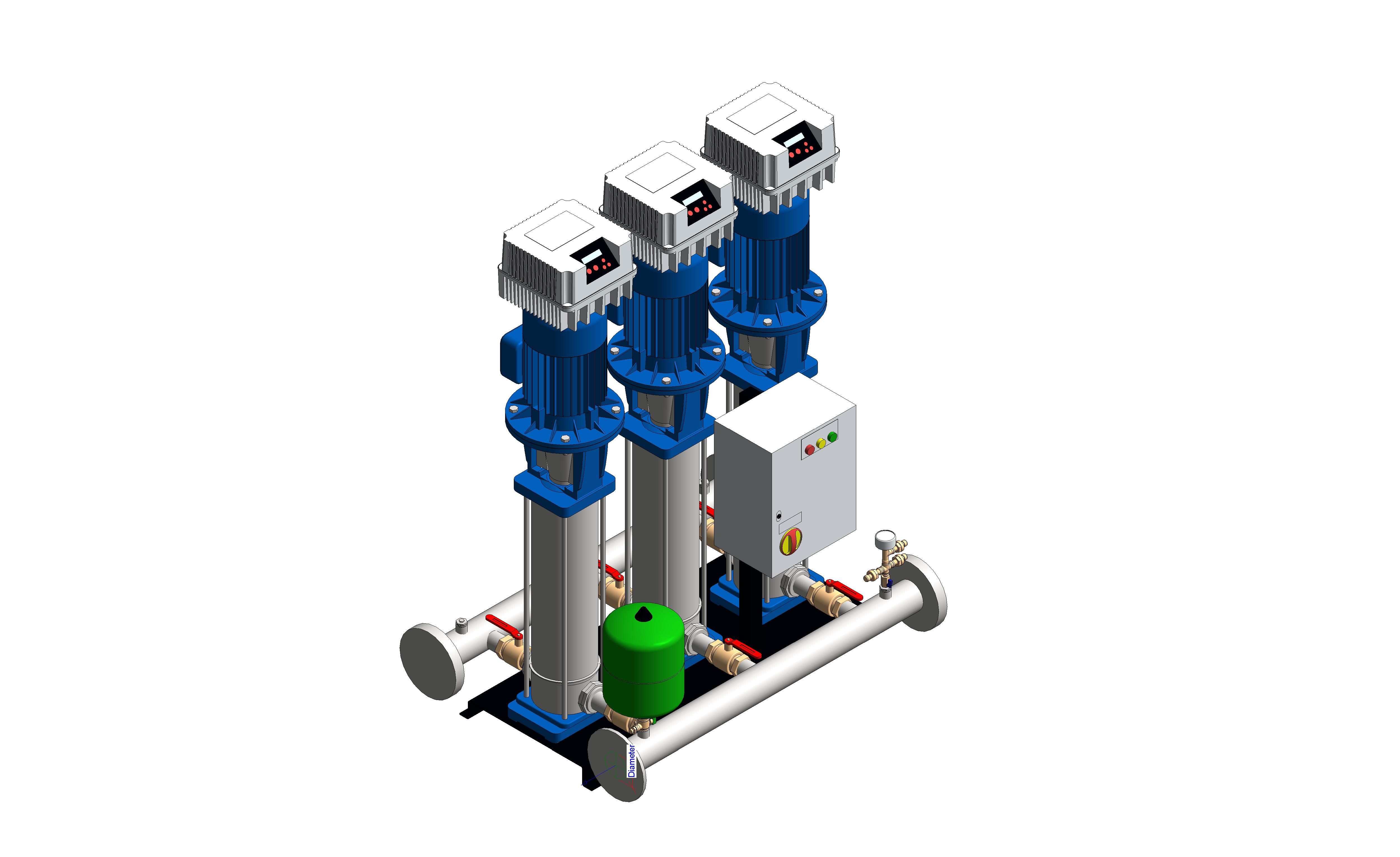 Product: PUK VARI COM 3 XL - WRAS Approved Water Booster Set