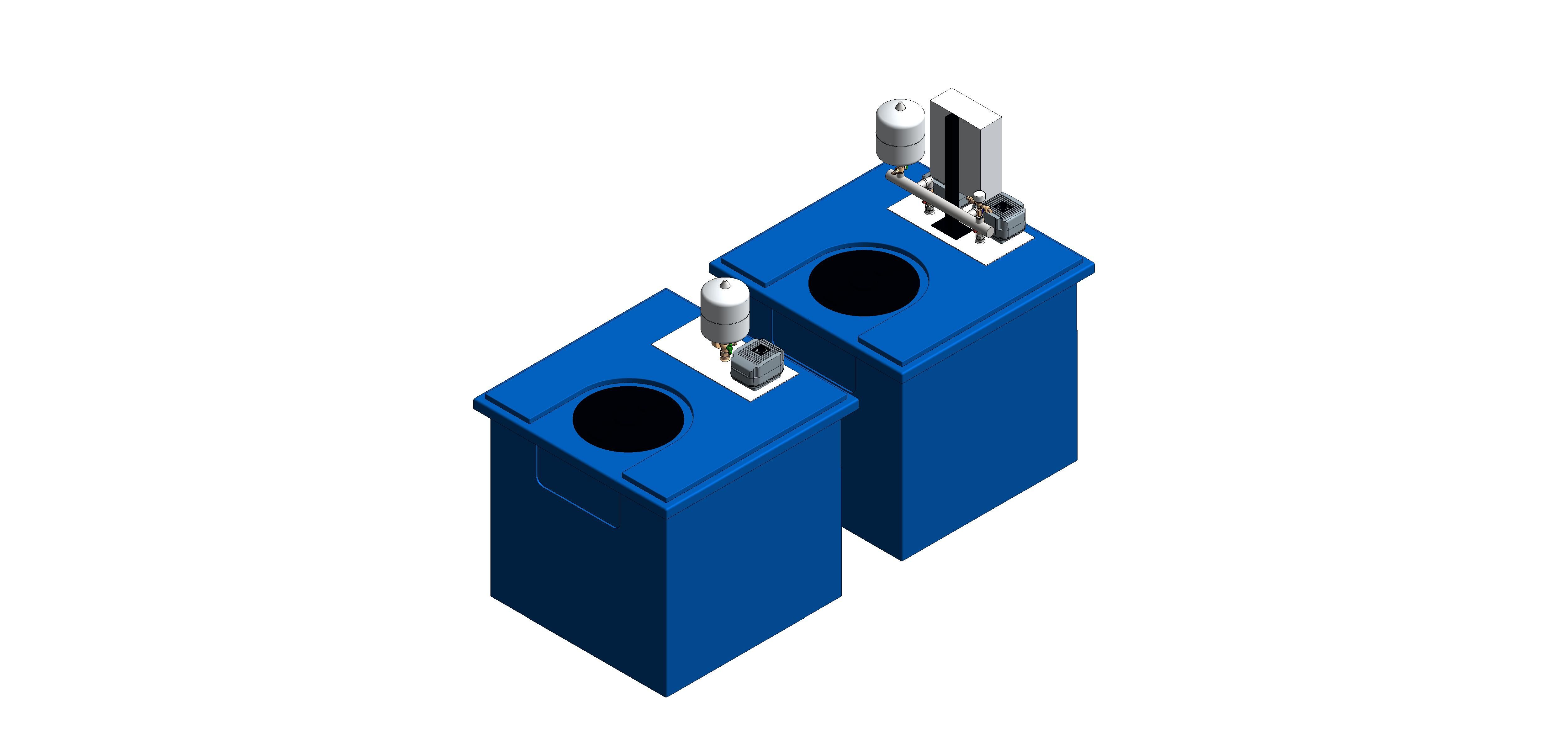 Product: PUK VARI TANK 1000 Litre Break Tank Water Booster Set