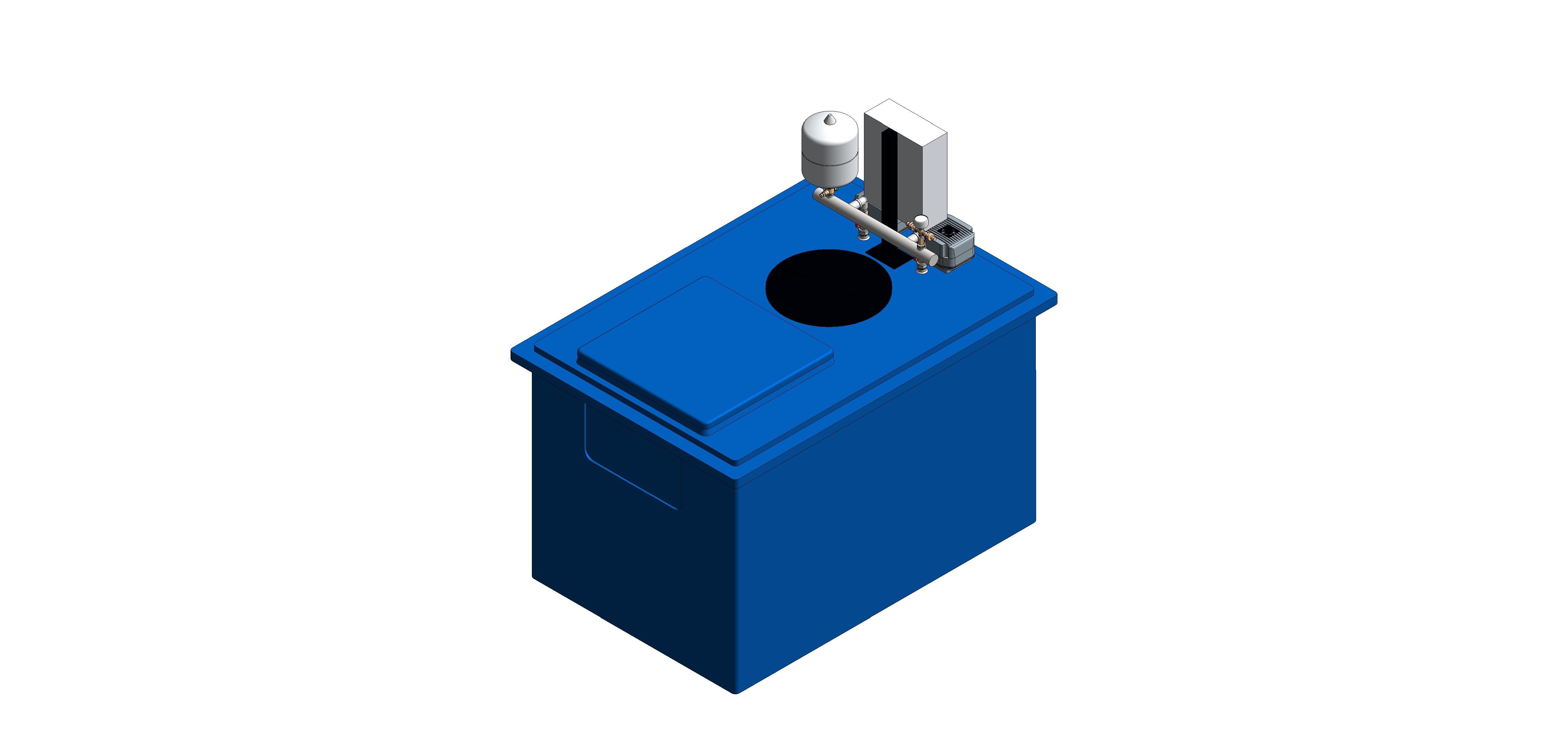 Product: PUK VARI TANK 1500 Litre Break Tank Water Booster Set