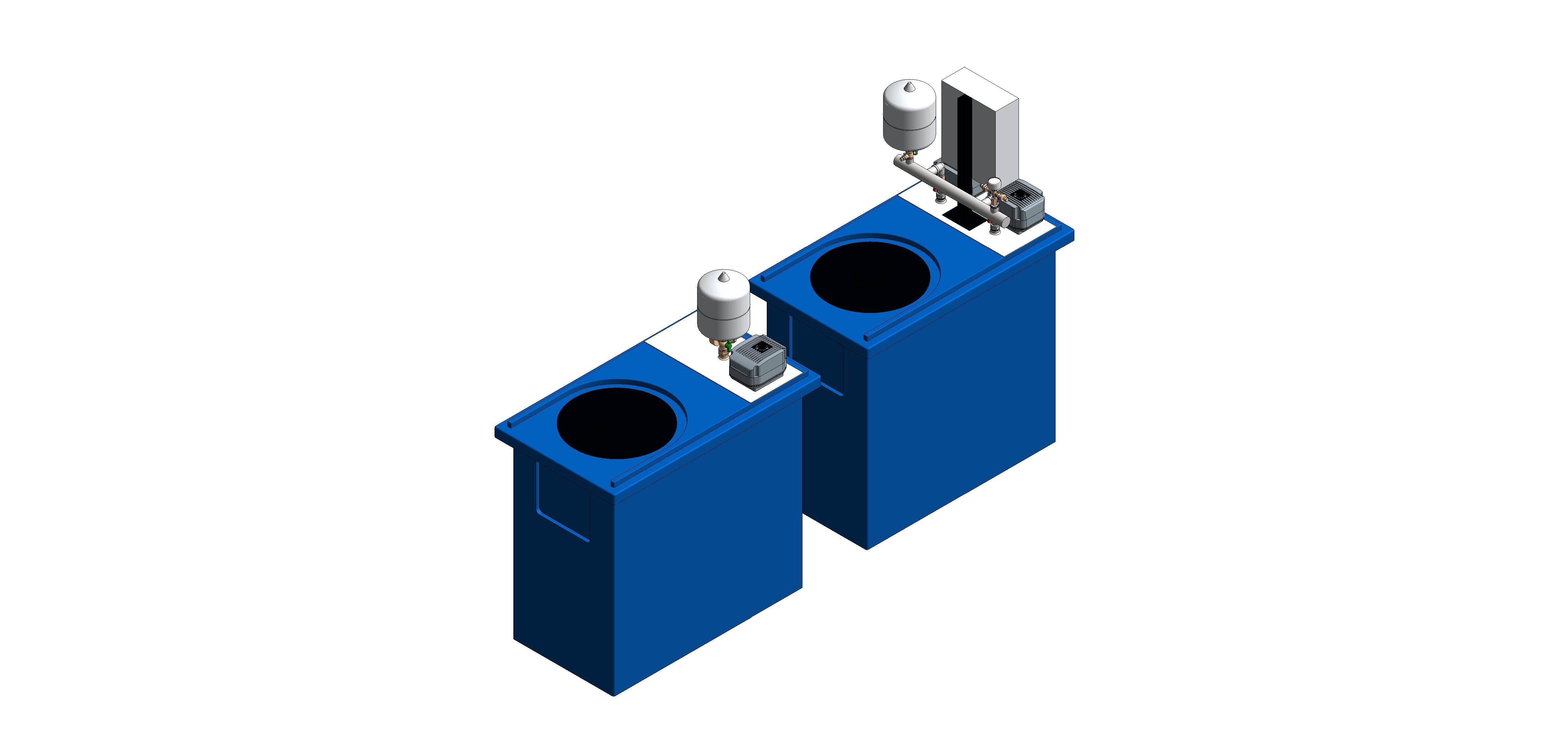 Product: PUK VARI TANK 500 Litre Break Tank Water Booster Set