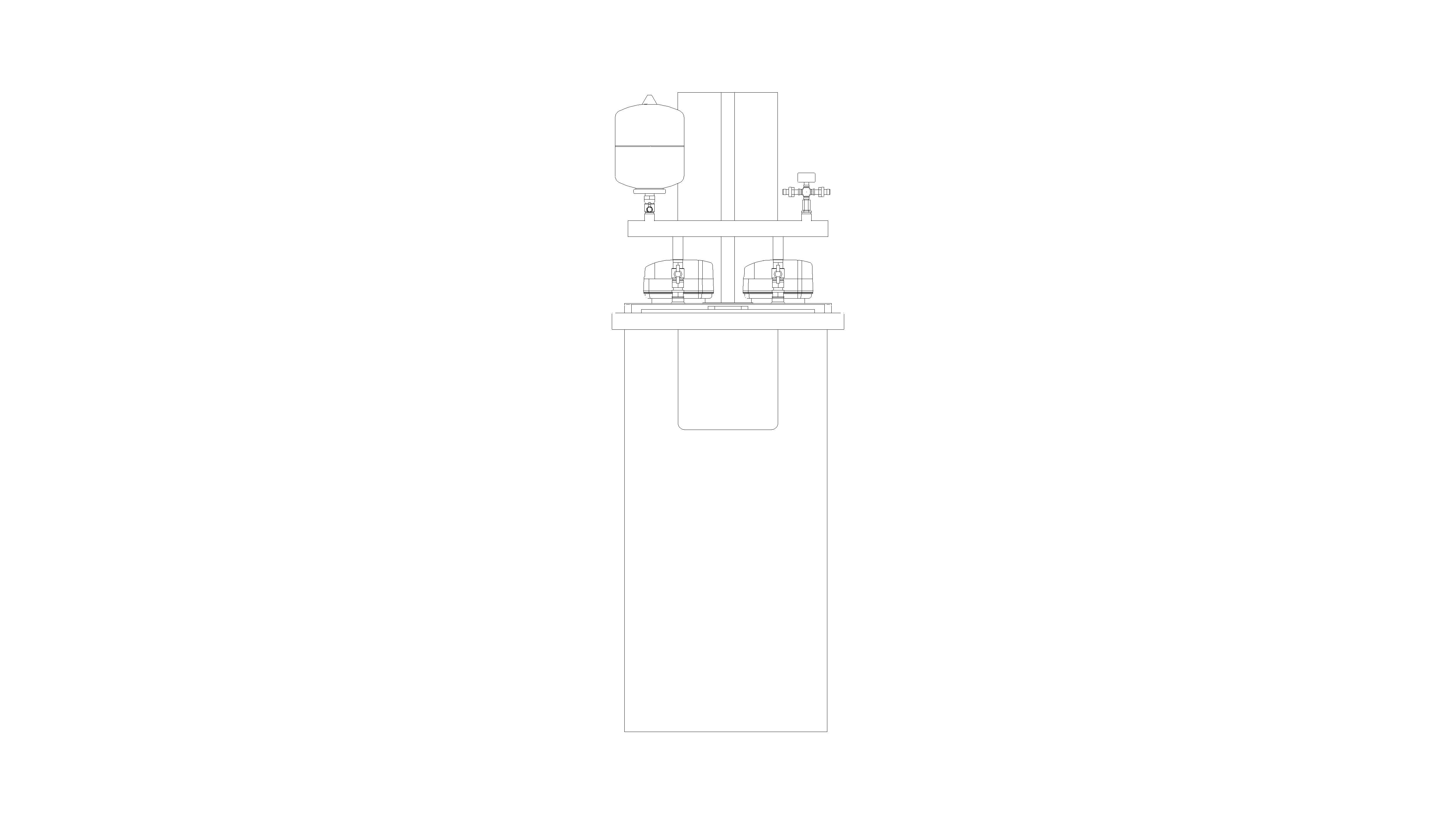 Product: PUK VARI TANK 750 Litre Break Tank Water Booster Set