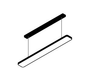Product: Verso 1200 Office Pendant Surface Mounted