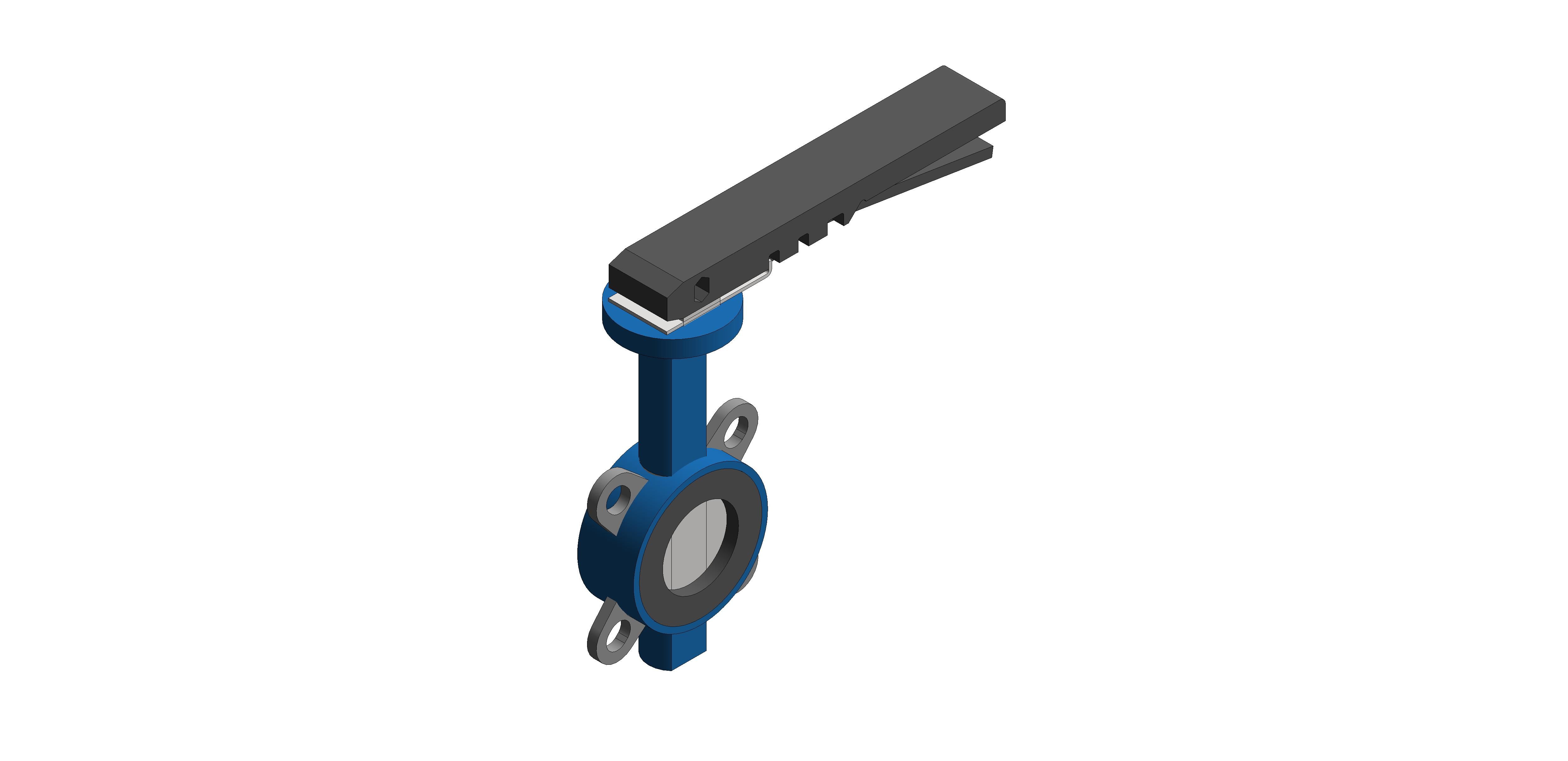 Product: BFIV301501 - Semi Lugged  Butterfly Valve