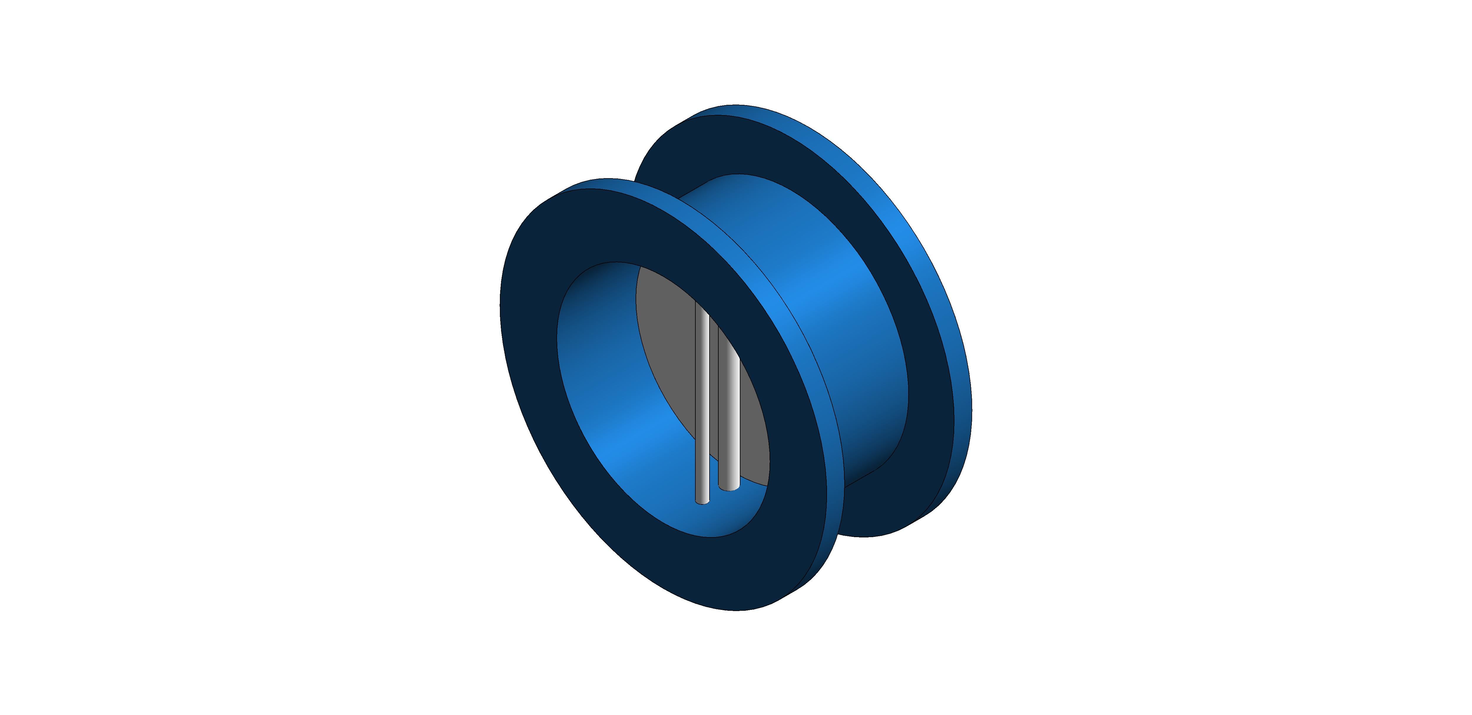 Product: CHCK303002- Flanged  Double Door Check Valve
