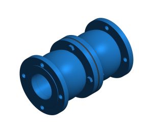 Product: FLOW303008 - Flanged  Double Check Valve