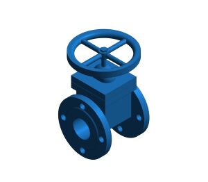 Product: GATE402001 - Flanged Gate Valve