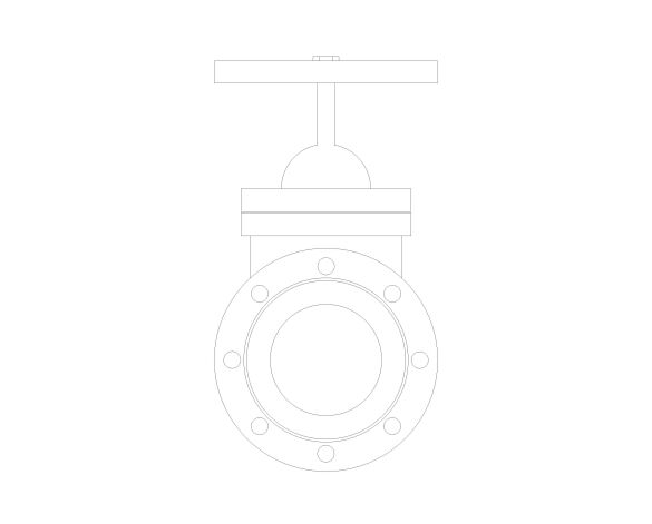 Product: GATE402004 - Flanged Gate Valve