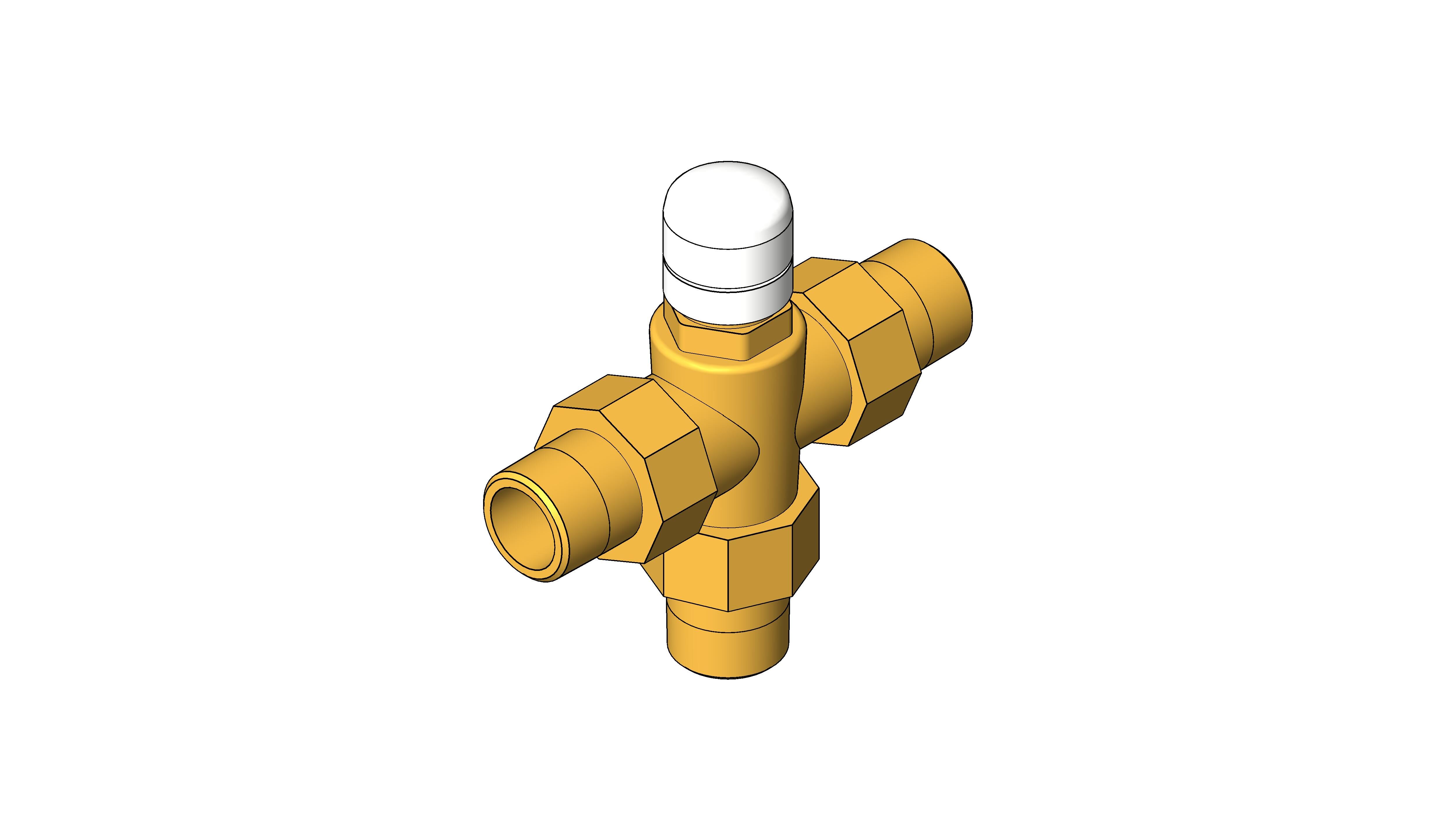 Product: 3-Way Diverting And Mixing Valve (V135-1C)