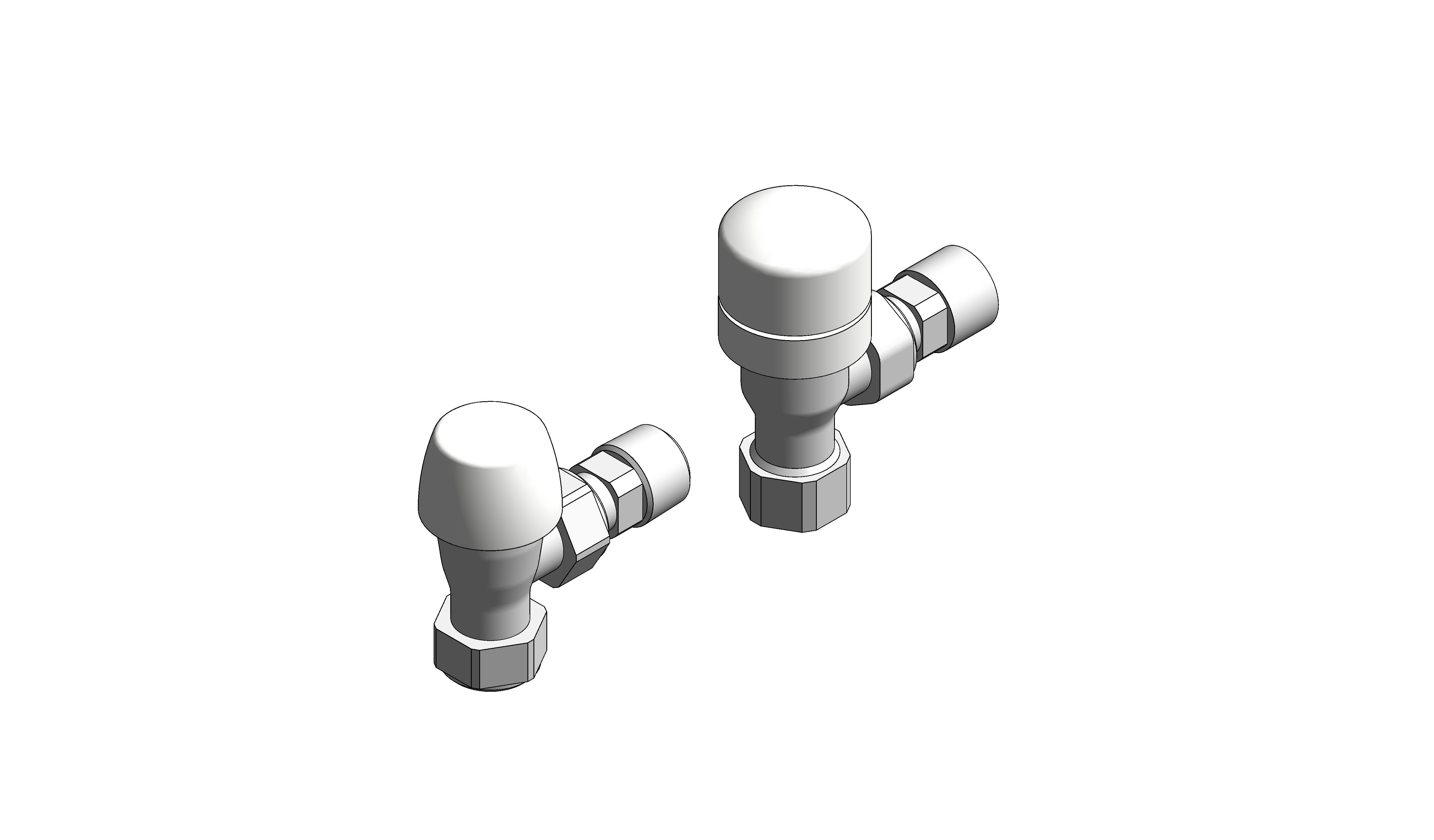Angled Thermostatic Radiator Valve (VHL120) Range