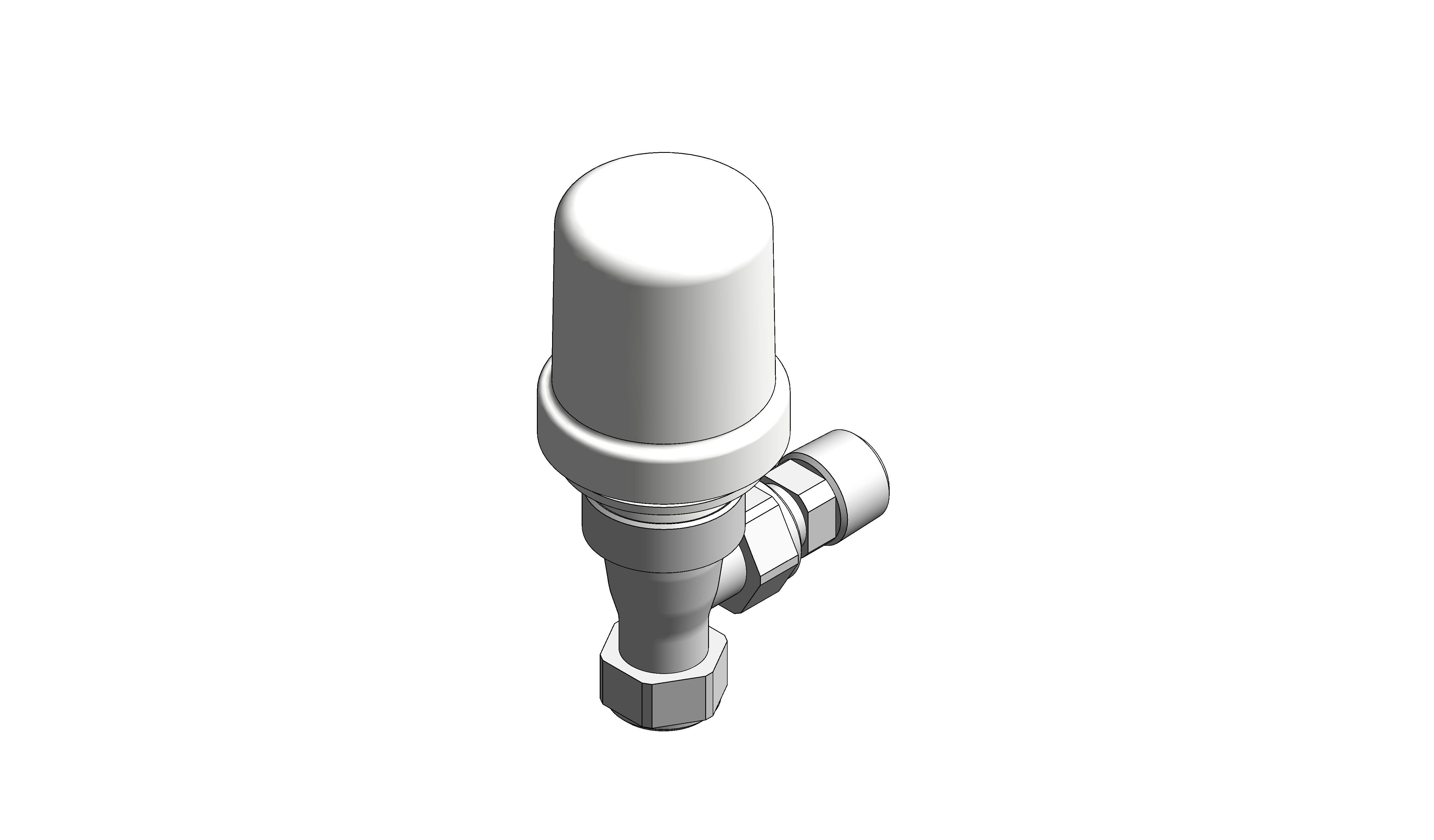 Angled Thermostatic Radiator Valve (VT15) TRV