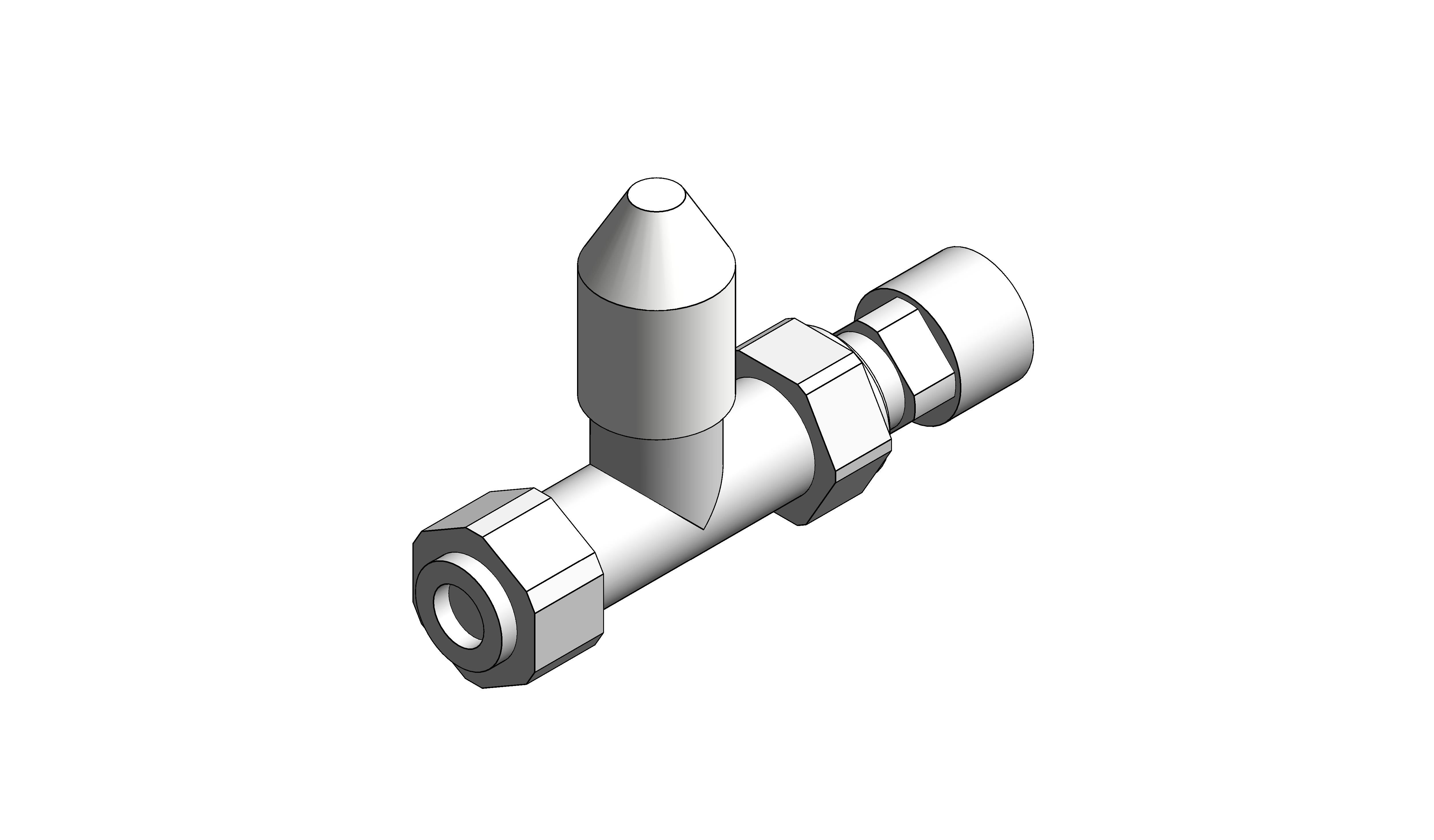 Straight Thermostatic Radiator Valve (VTL120) Lockshield