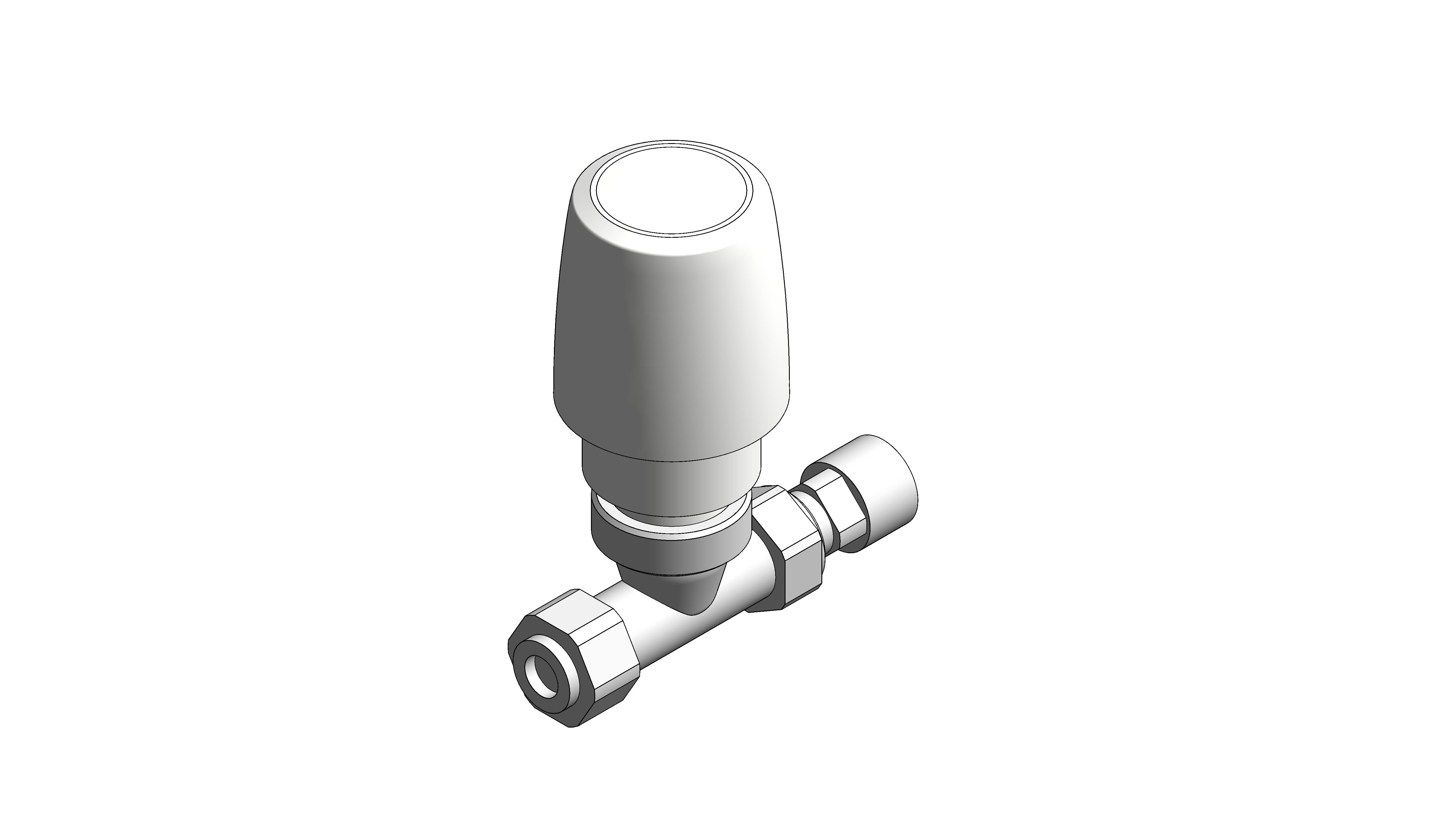 Straight Thermostatic Radiator Valve (VTL120) TRV