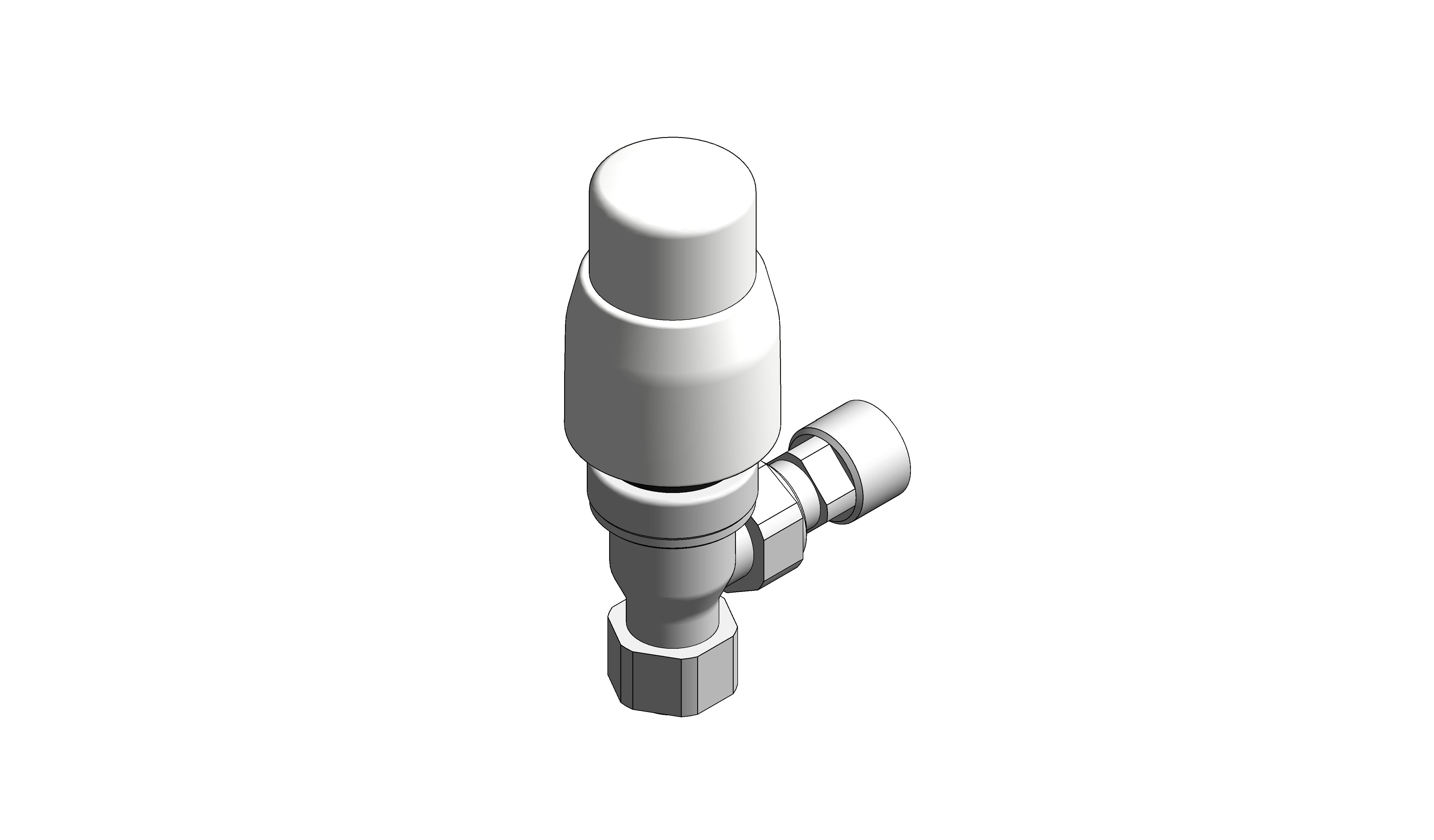 Angled Thermostatic Radiator Valve (VTL200) TRV