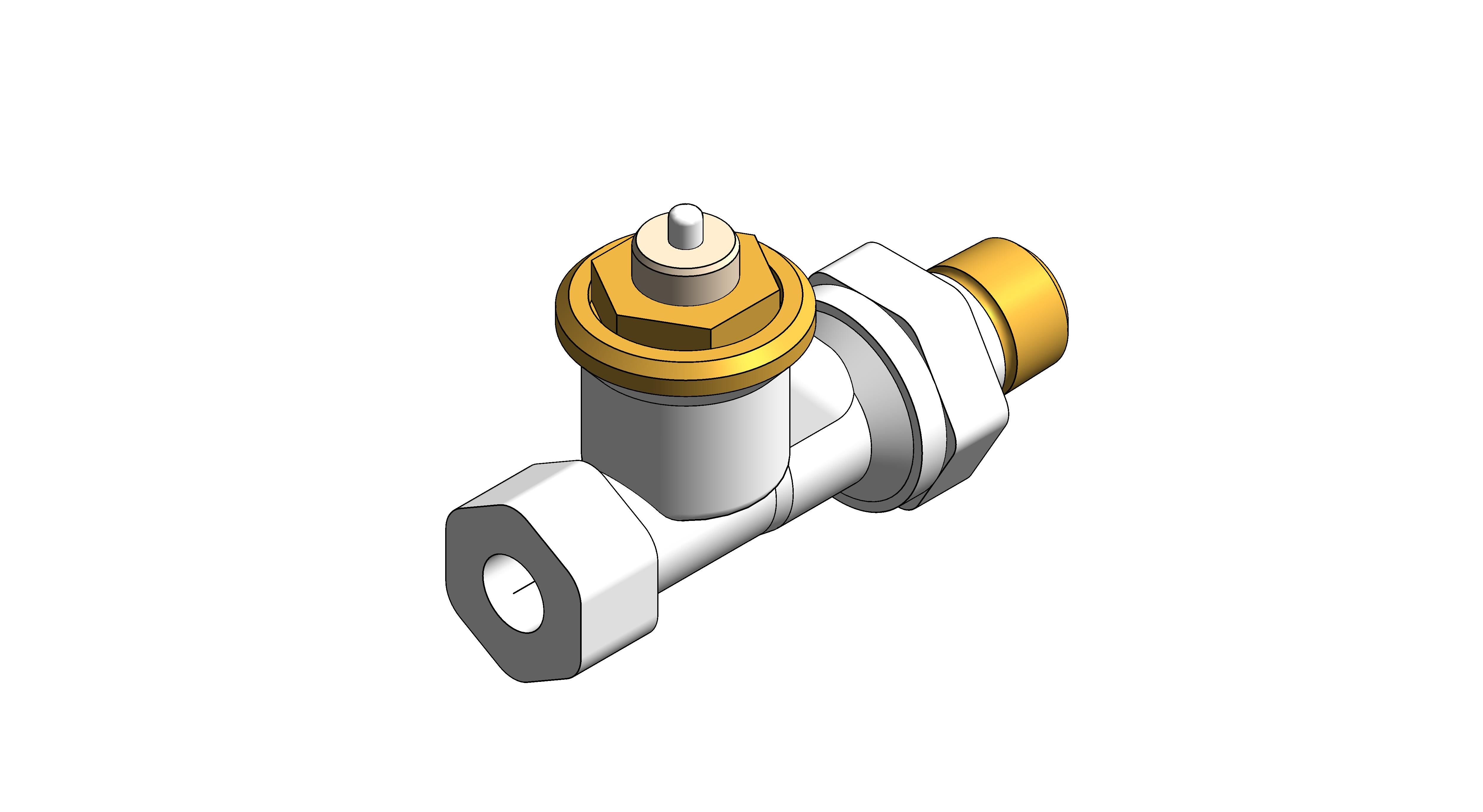 Product: Straight Thermostatic Radiator Valve (V2000D)
