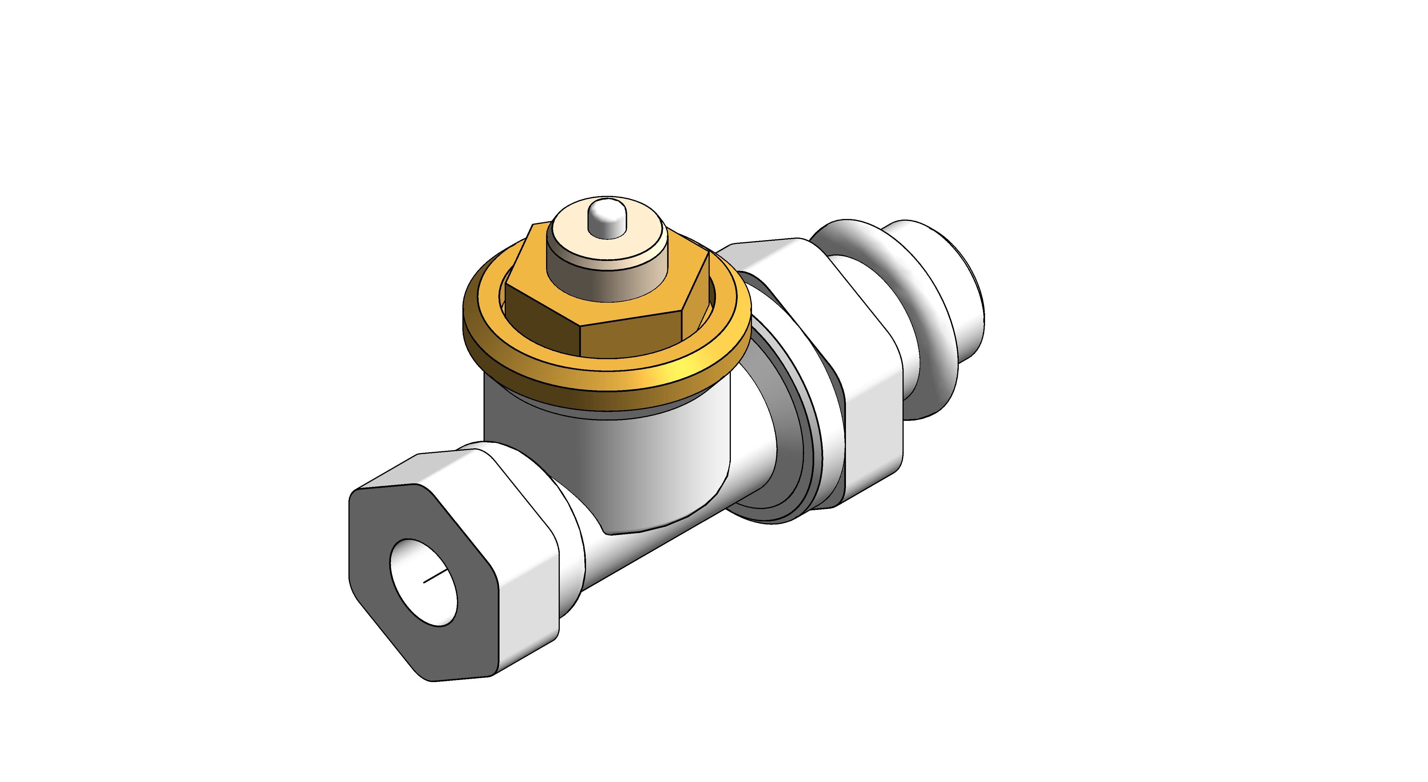 Product: Straight Thermostatic Radiator Valve (V2030D)