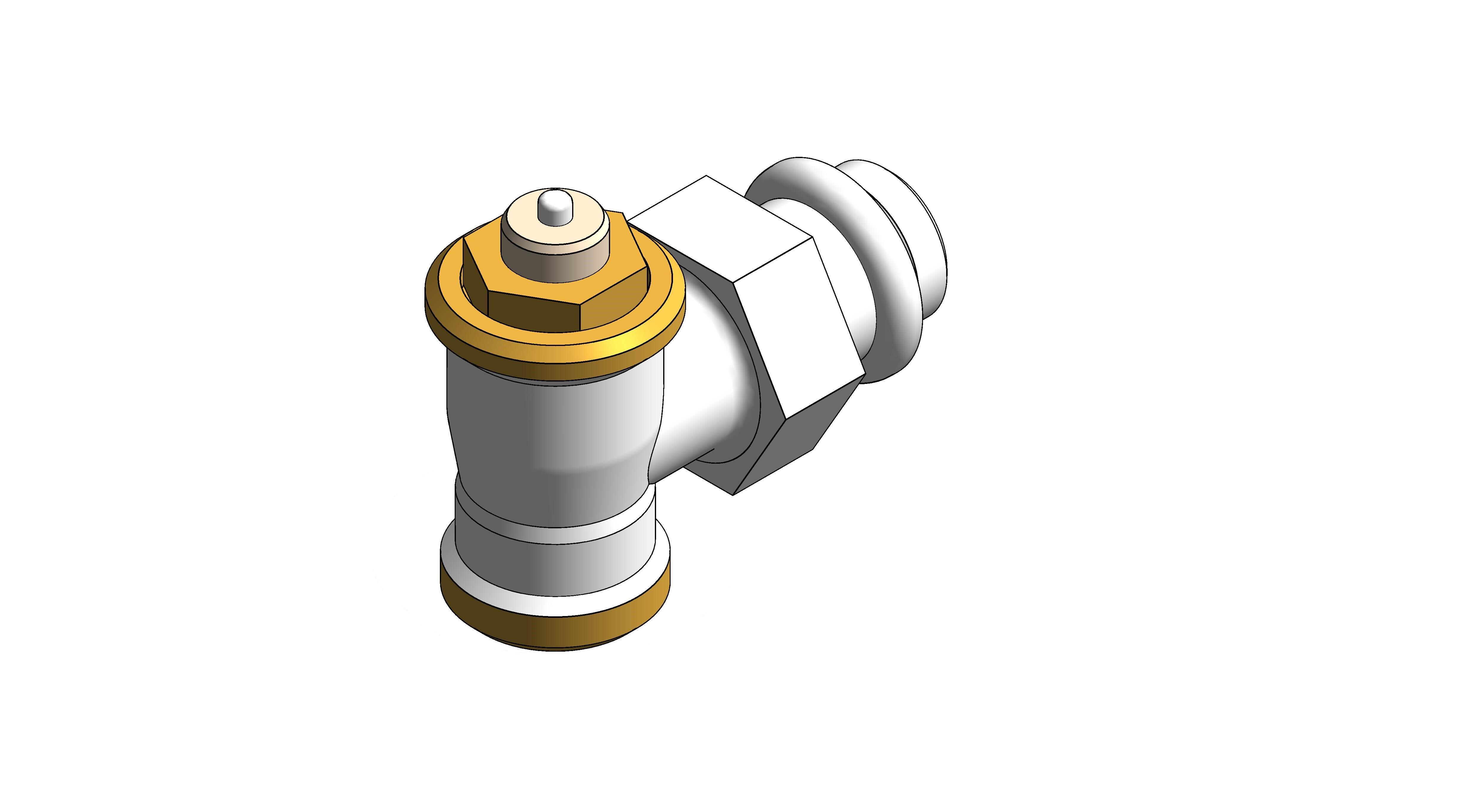 Product: Angled Thermostatic Radiator Valve (V2036E)