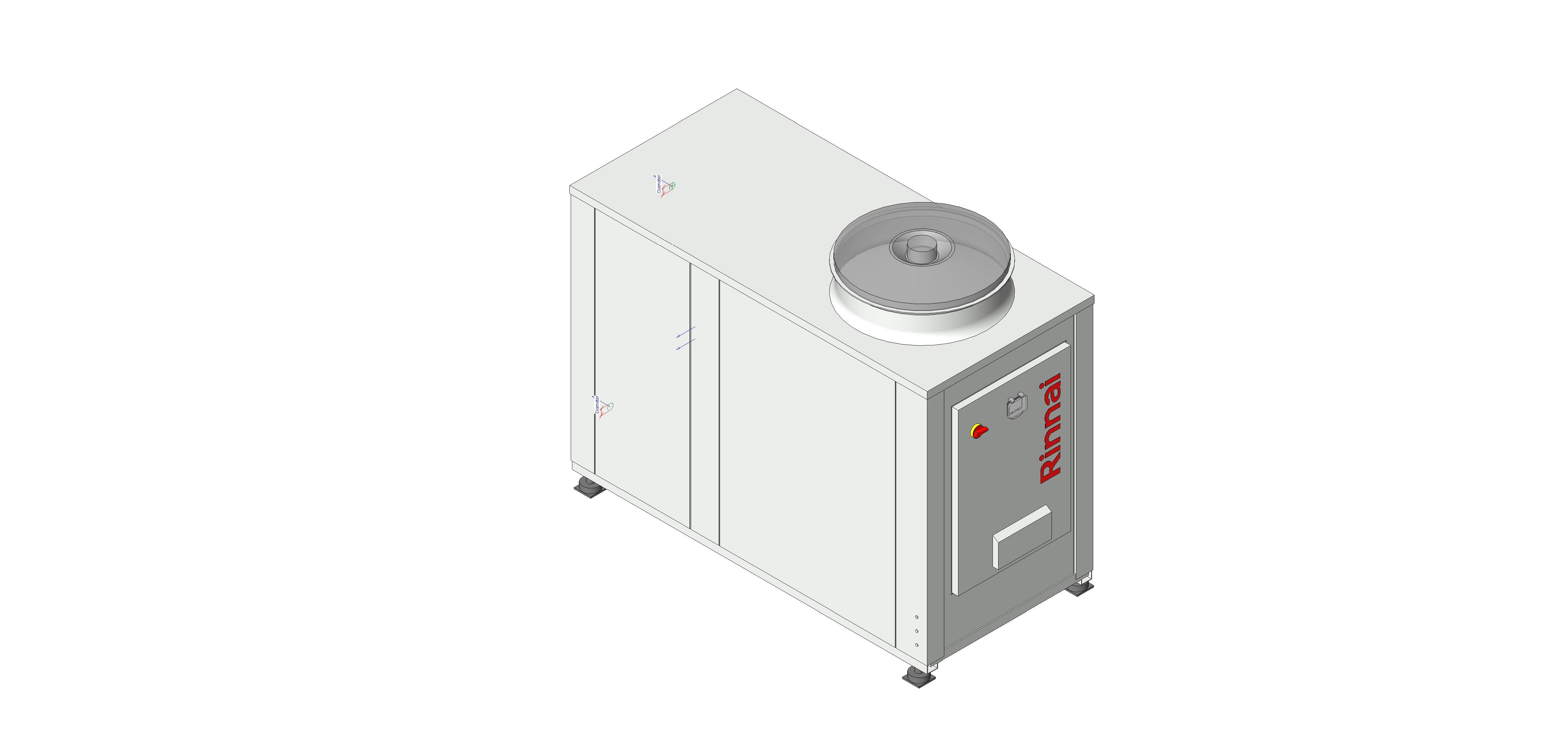 Product: HPHP 50-70 SI - Air/water inverter heat pump with axial fan