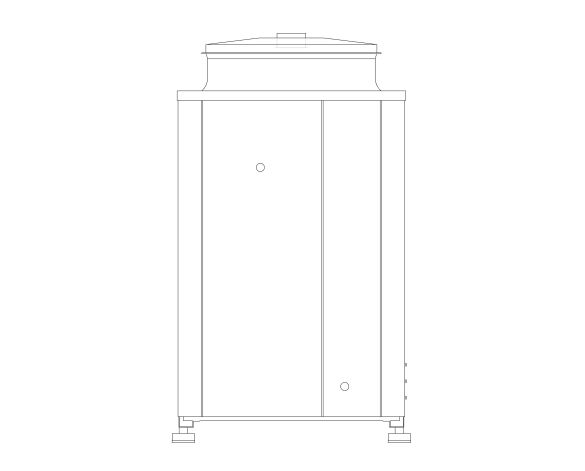 Product: HPHP 50-70 SI - Air/water inverter heat pump with axial fan