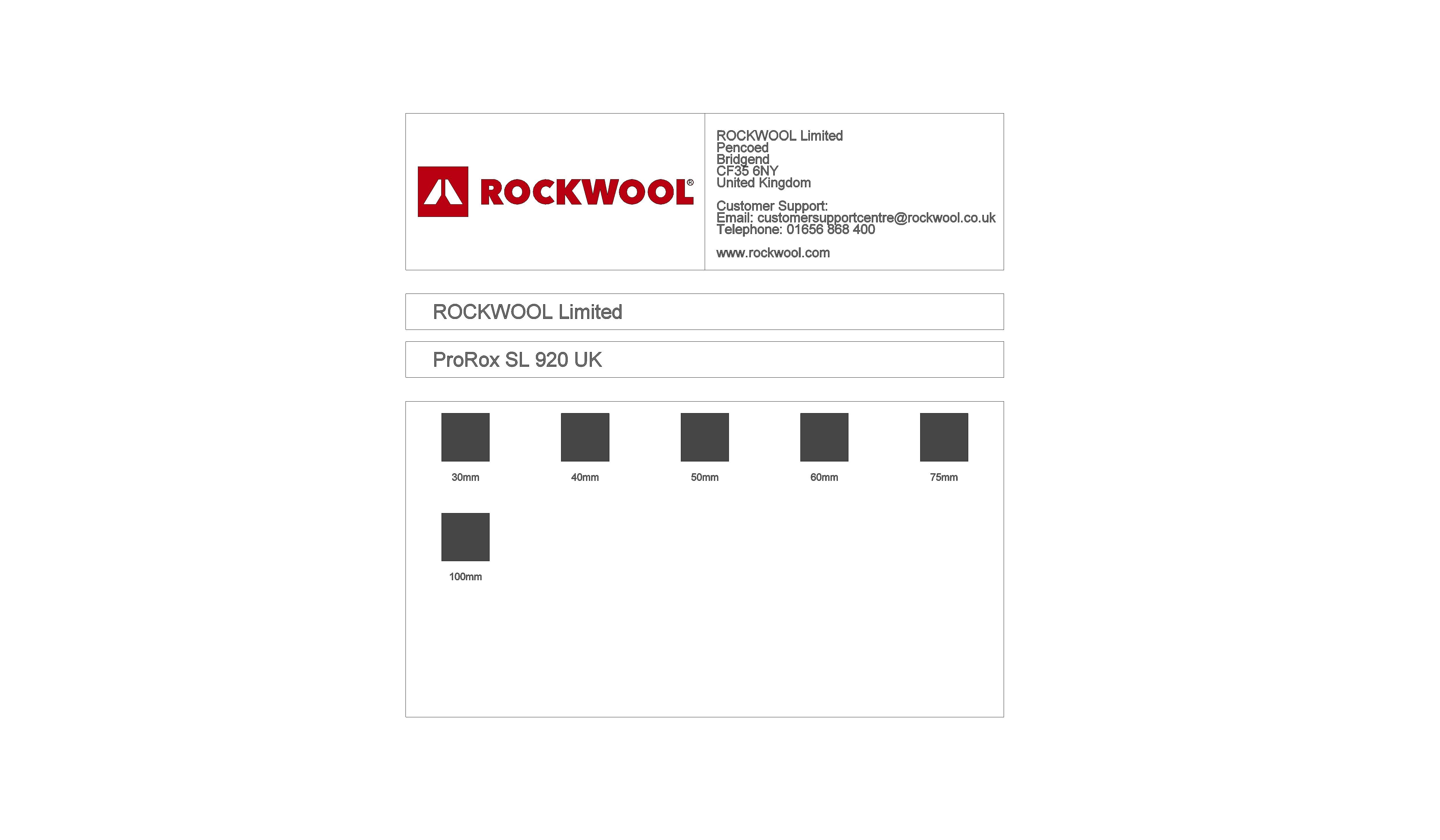 ProRox SL920 Acoustic Slab