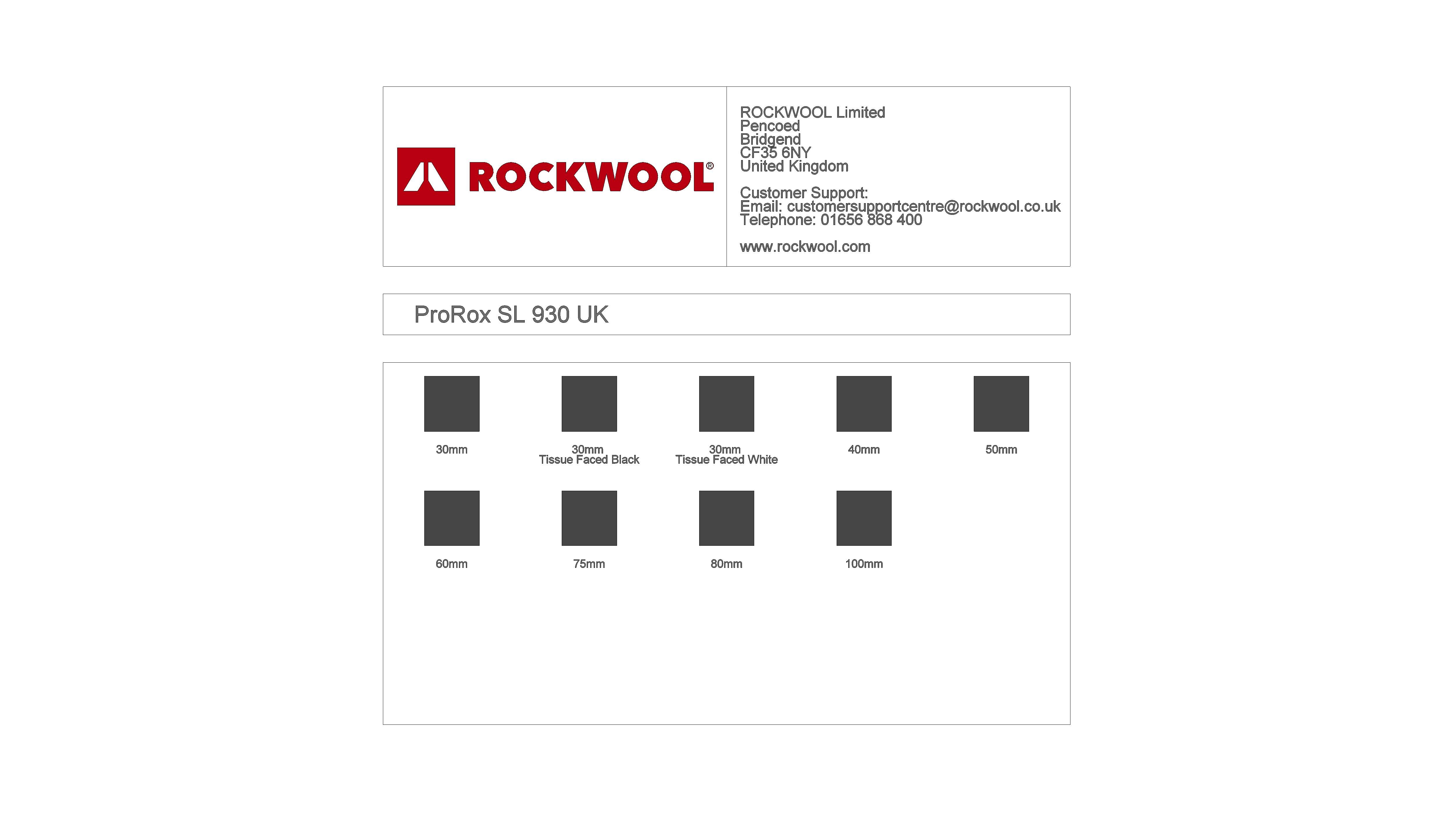Product: ProRox SL930 Acoustic Slab