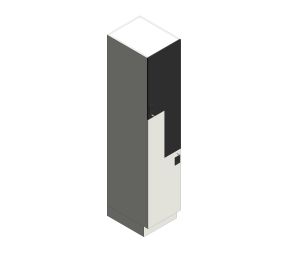 Image of Z Shaped Two Tier Lockers