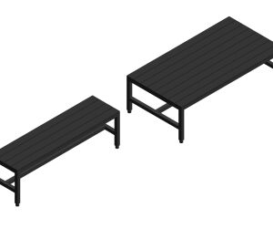 Image of Free-Standing Bench Seating