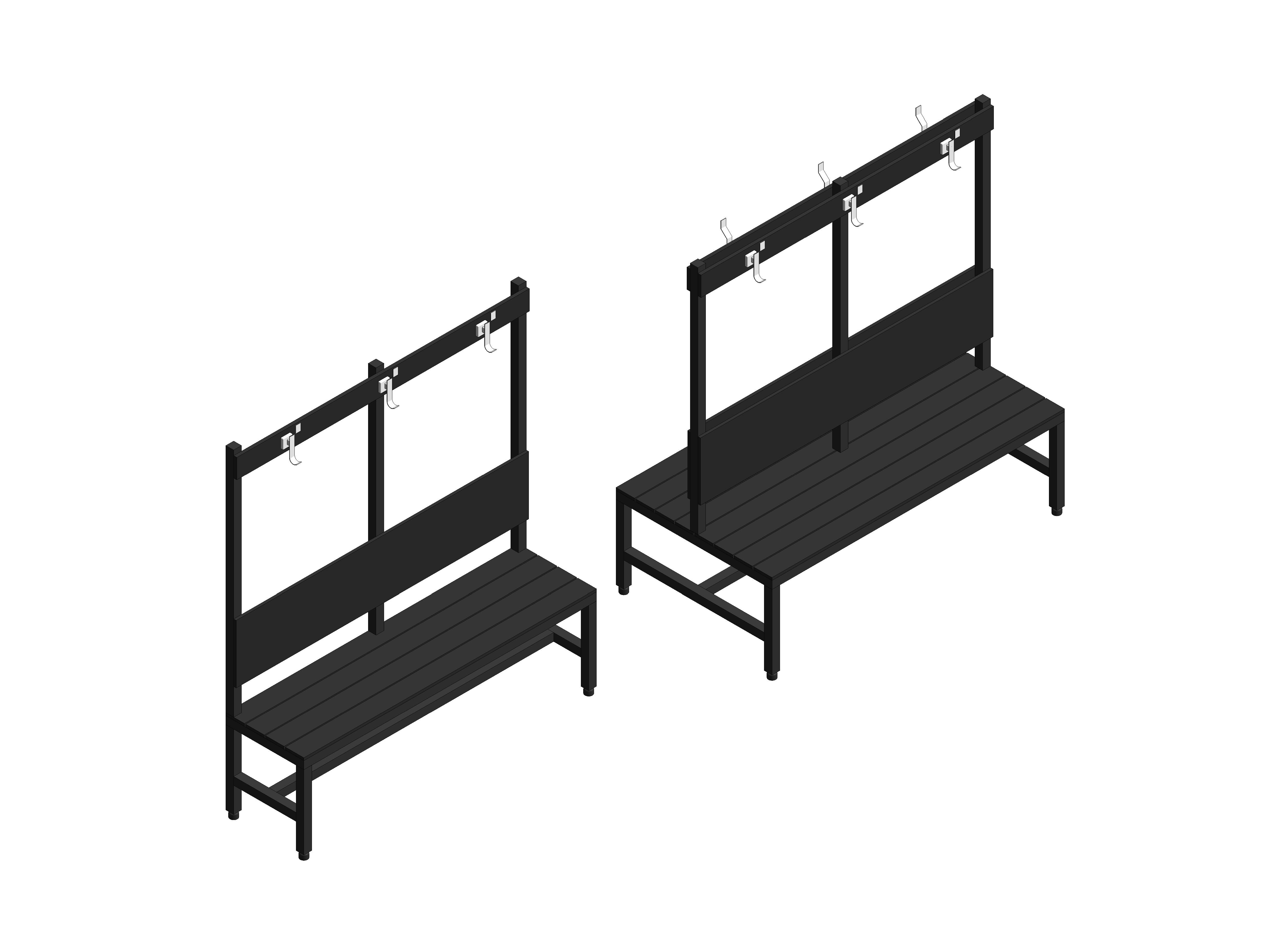 Image of Free-Standing Island Bench Seating