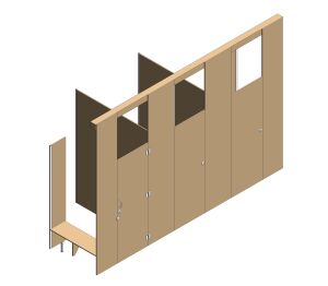 Image of Shower Partitioning | Floating