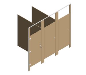 Image of Toilet Partitioning | Floor Mounted