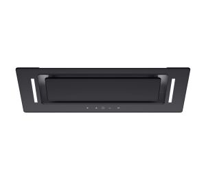 Image of Black Glass Undermount Rangehood 600mm (Non-Silent) - BGUM-6B