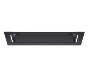Image of Black Glass Undermount Rangehood 900mm (Non-Silent) - BGUM-9B