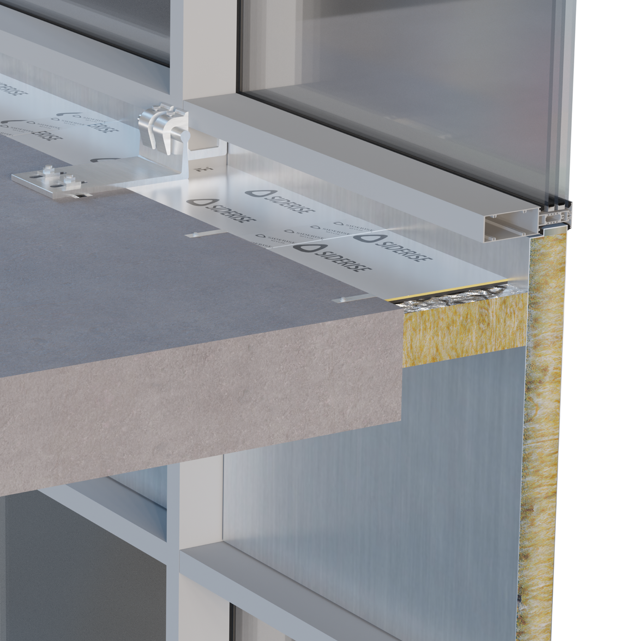 Product: SIDERISE CW-AB | Acoustic Barrier Overlay for Façades