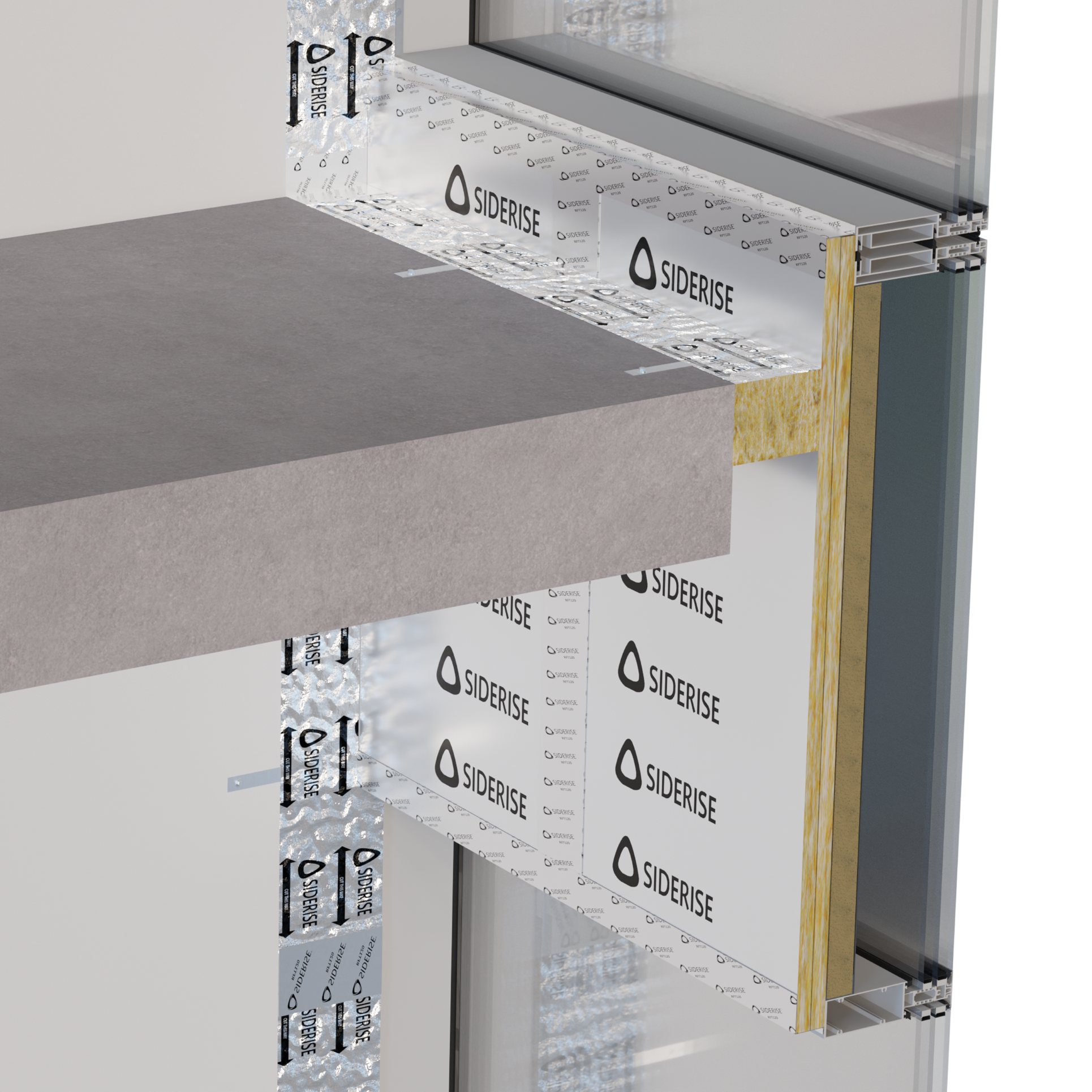 Product: SIDERISE CW-FB | Curtain Wall Fire Board