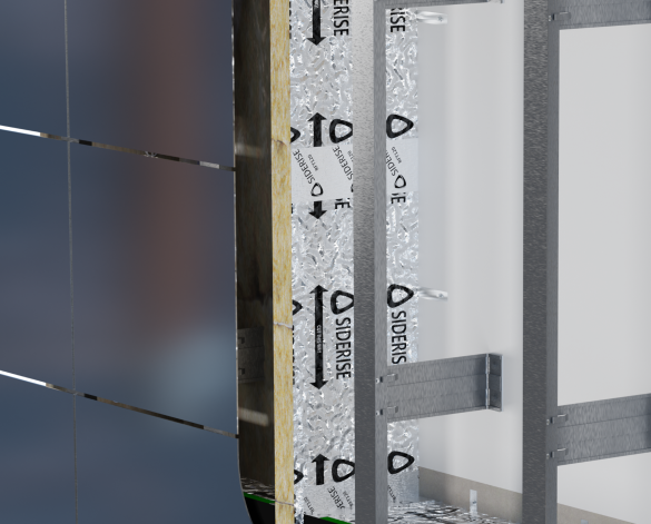 Product: SIDERISE RV | Cavity Barriers for Cladding _ Rainscreen – Vertical