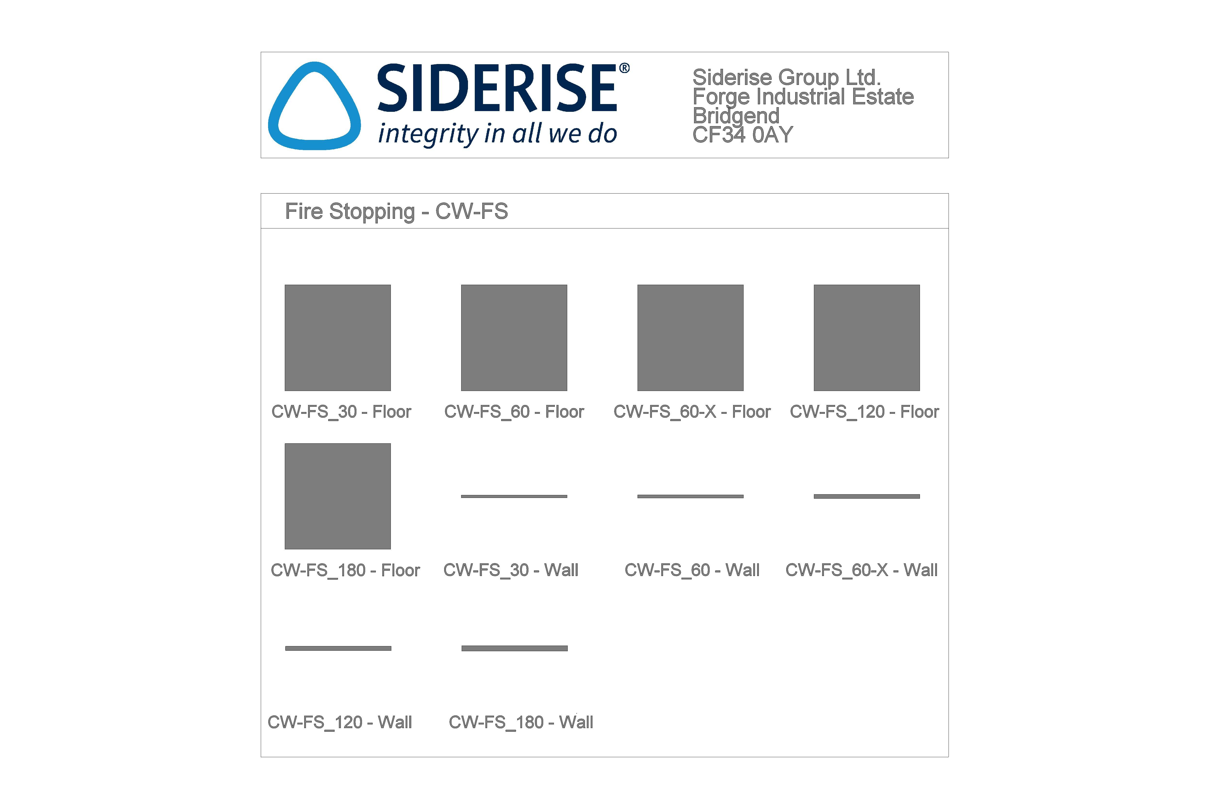 Product: SIDERISE CW-FS | Perimeter Barriers and Firestops for Curtain Walling