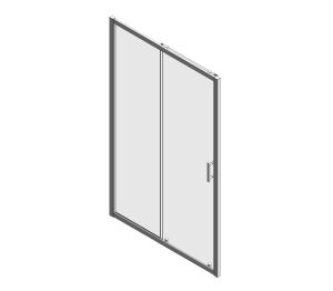Product: CITY PLUS Sliding 1200mm Shower Door Chrome (CTP010)