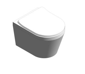 Product: LIVING Wall Hung WC White & Soft Close Seat (USW0657)