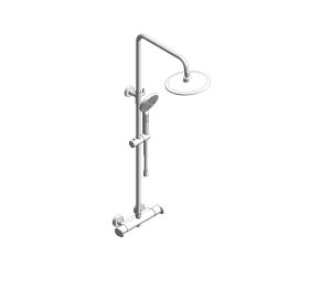 Product: URBAN Round Thermostatic Shower Kit Chrome (USH0210)
