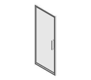 Product: ASPECT Infold 800mm Shower Door Chrome