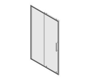 Product: ASPECT Sliding 1200mm Shower Door Chrome
