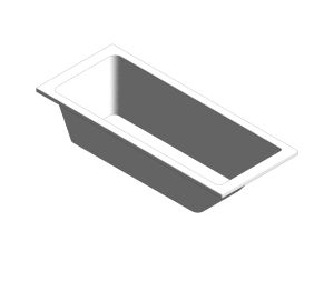 Product: CUBO 1700x700mm Single Ended Bath White
